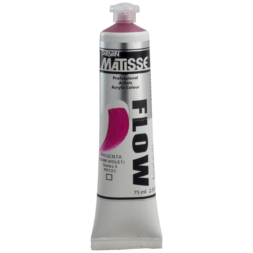 1 Derivan Matisse Flow Paint 75mL Magenta S3, 1 of 2
