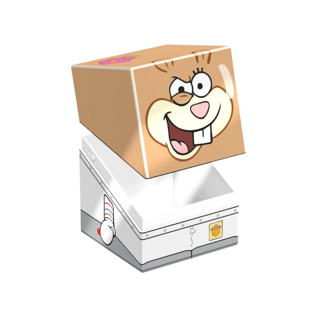 3 Ultimate Guard Squaroes Spongebob Squarepants Sandy Squaroe Deck Box, 3 of 3