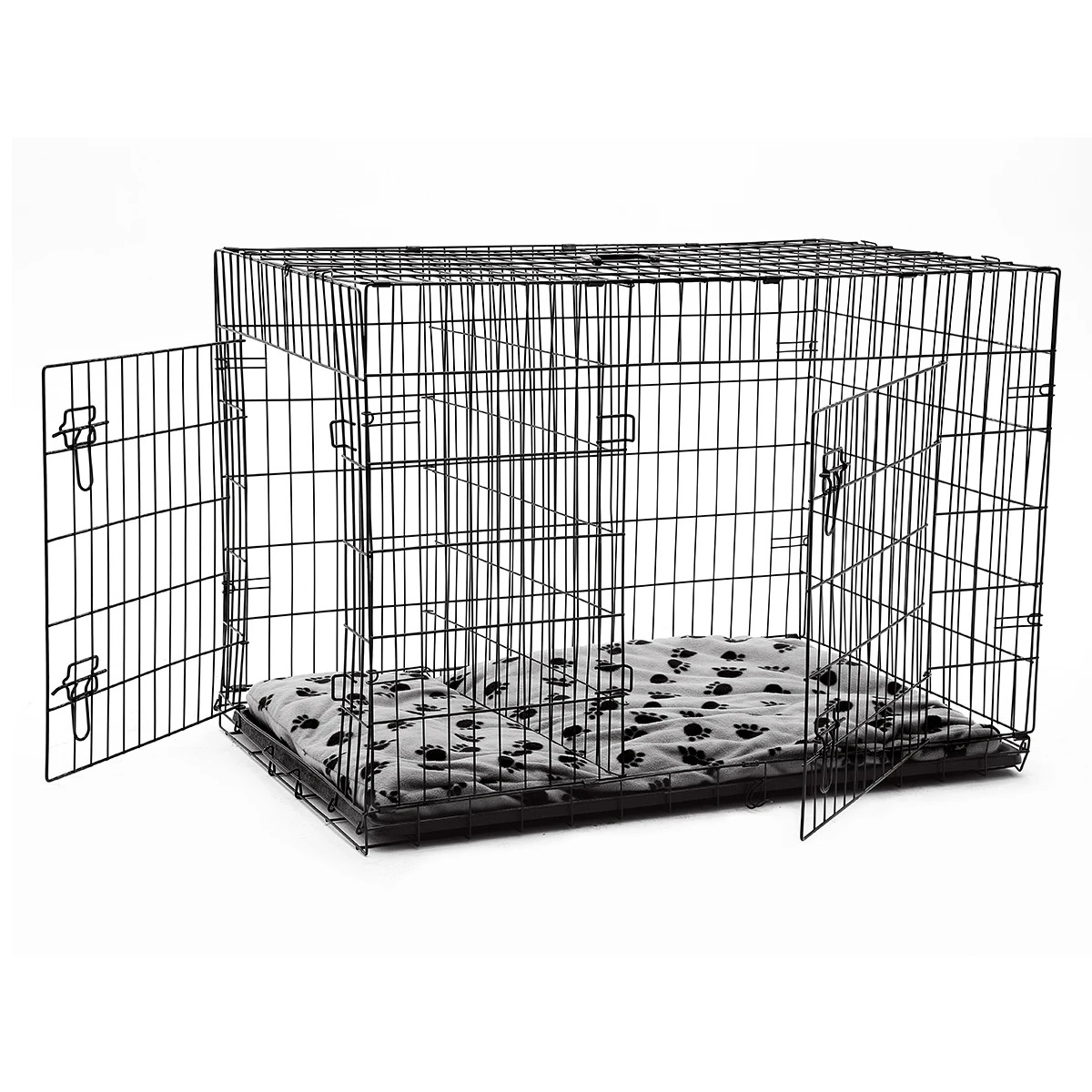 6 Pet Scene 42 inches XL Dog Crate Cage Black, 6 of 8