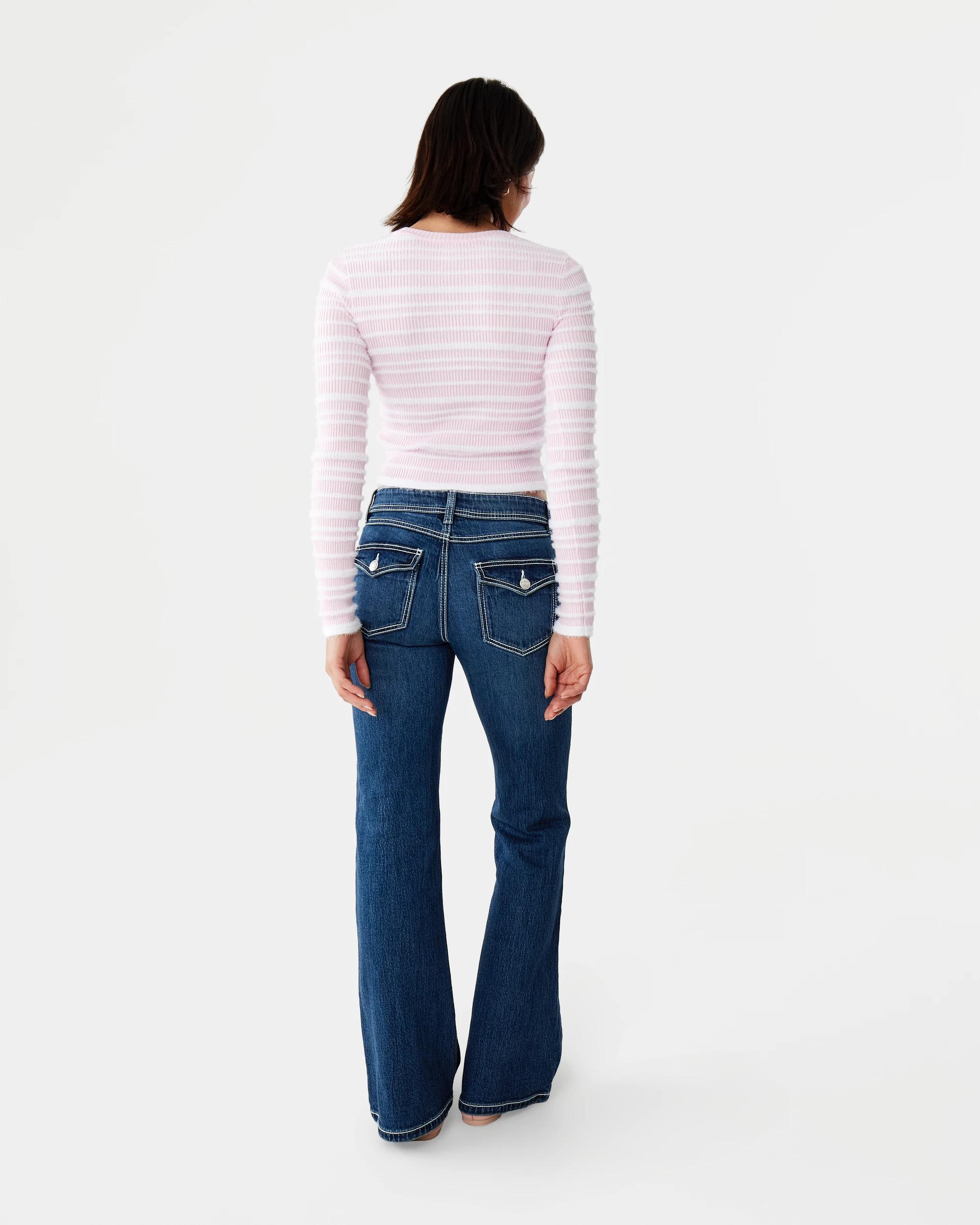 6 Long Sleeve Eyelash Top Bllet Pink, 6 of 10