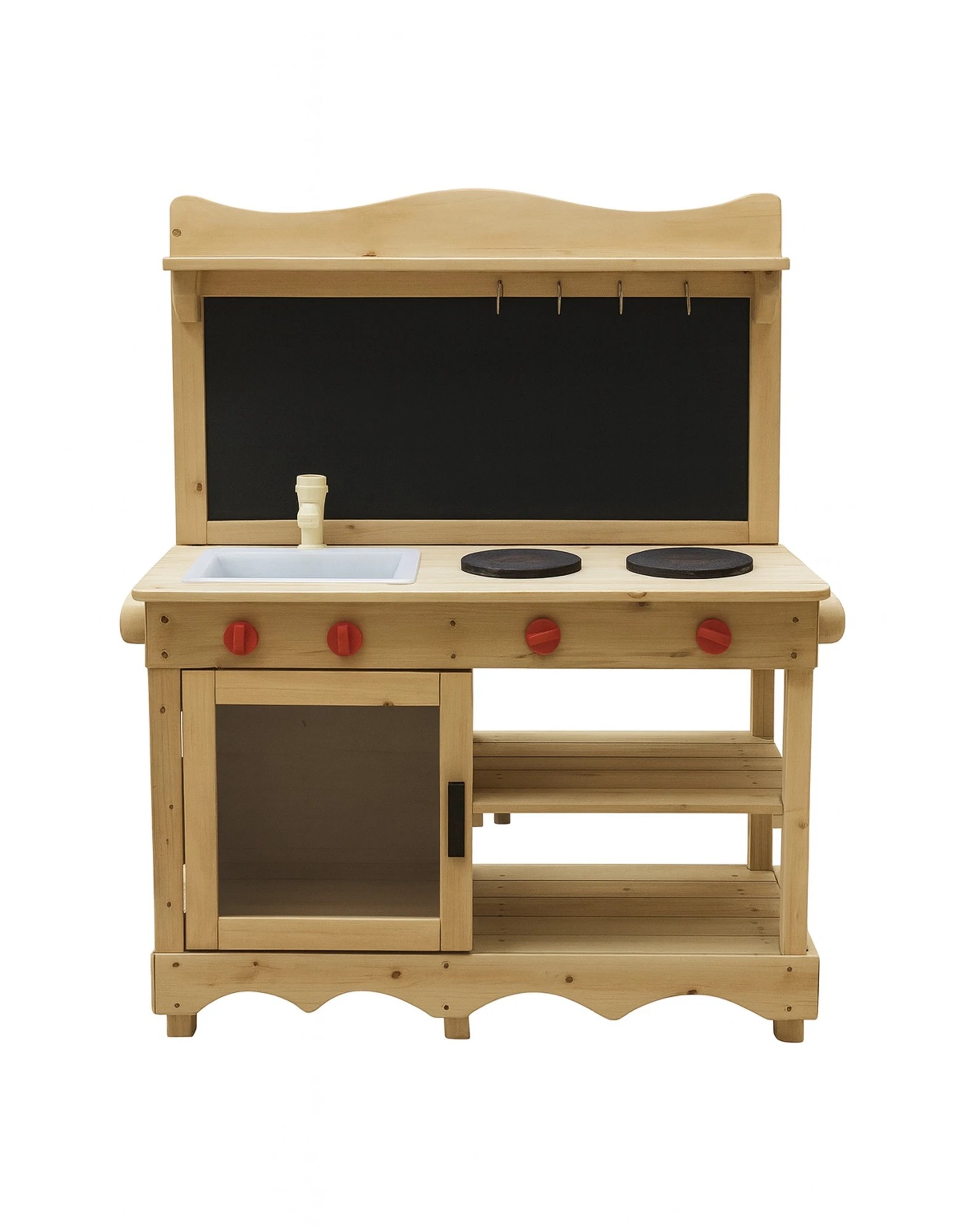1 Hide & Seek Kids Mud Kitchen - Timber Play Kitchen, 1 of 9