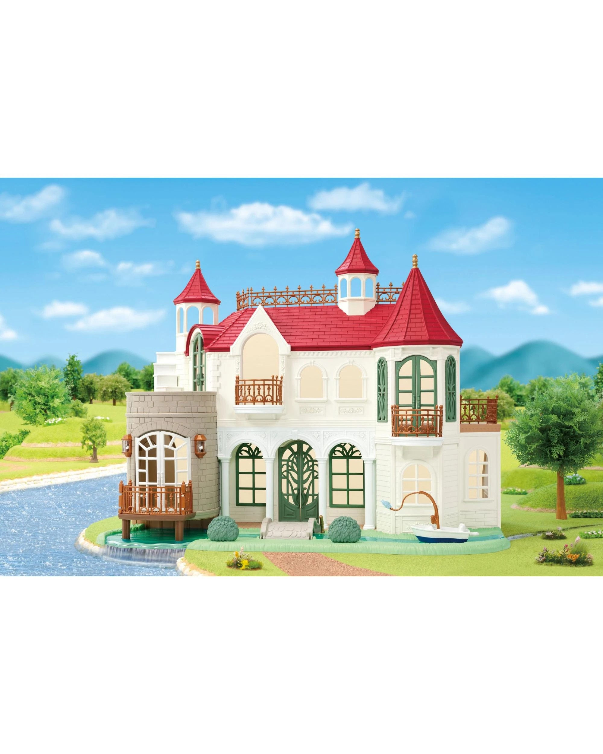 7 Sylvanian Families Red Roof Riverside Manor, 7 of 9