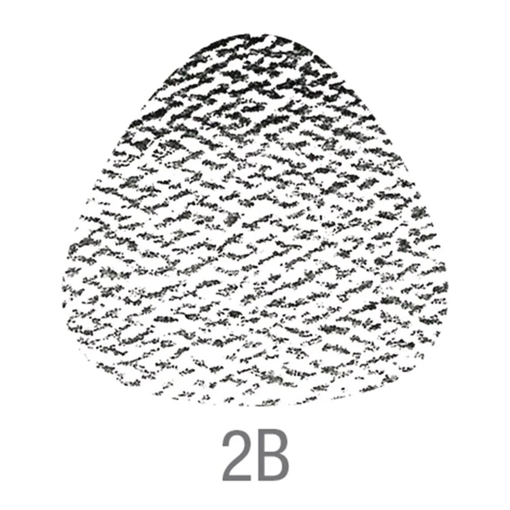 2 Faber-Castell Eleganz Eraser Tip Graphite Pencils 2B 5 Pack, 2 of 3