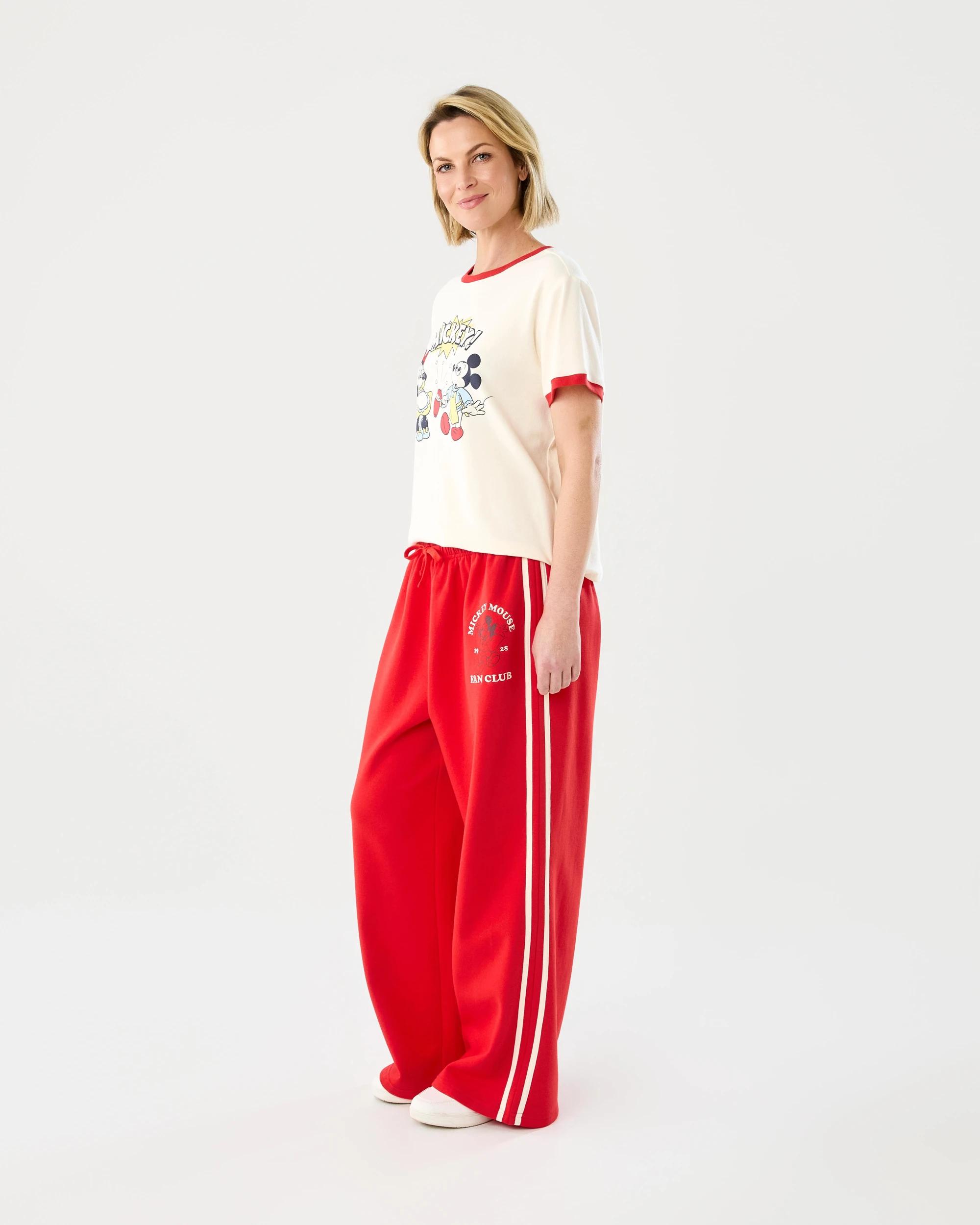 7 Mickey Mouse License Wide Leg Trackpants Mickey M, 7 of 7