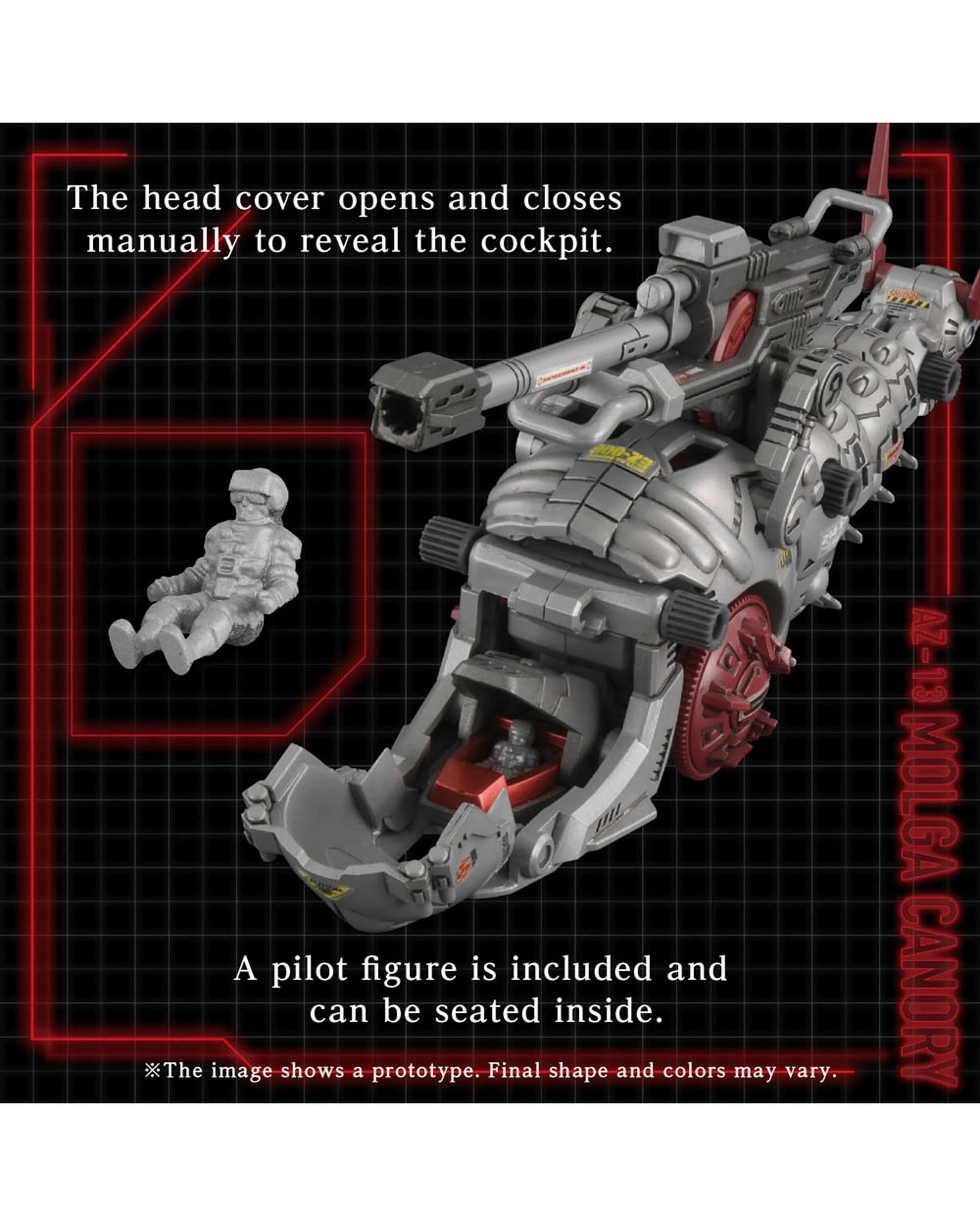 6 Takara Tomy Zoids Advanced Zi Series AZ-13 Canory Molga Insect Type 1/72 Scale Model Kit, 6 of 10