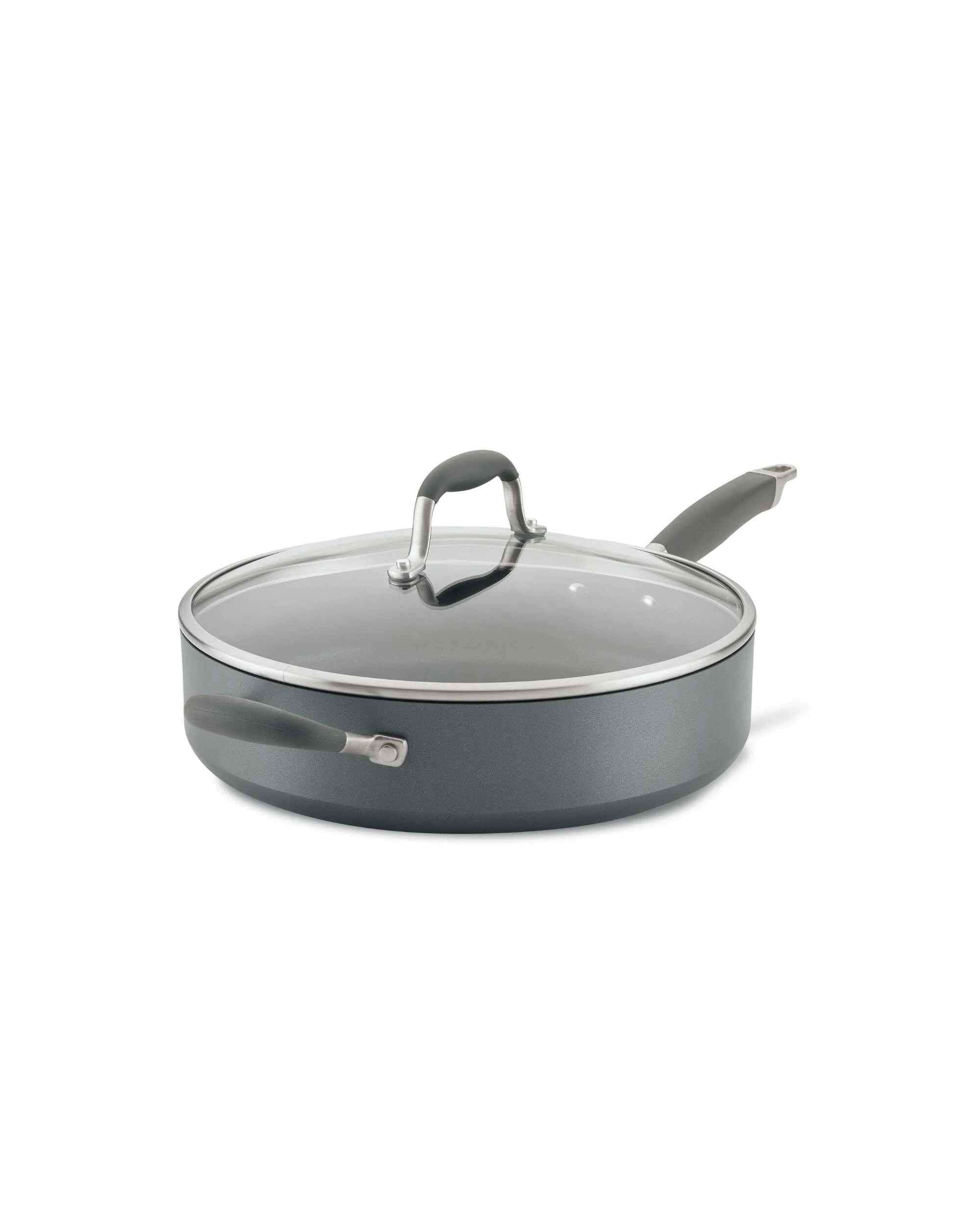 1 Advanced Home Nonstick Covered Saute with Helper Handle 30cm/4.7L Moonstone - Blue, 1 of 1
