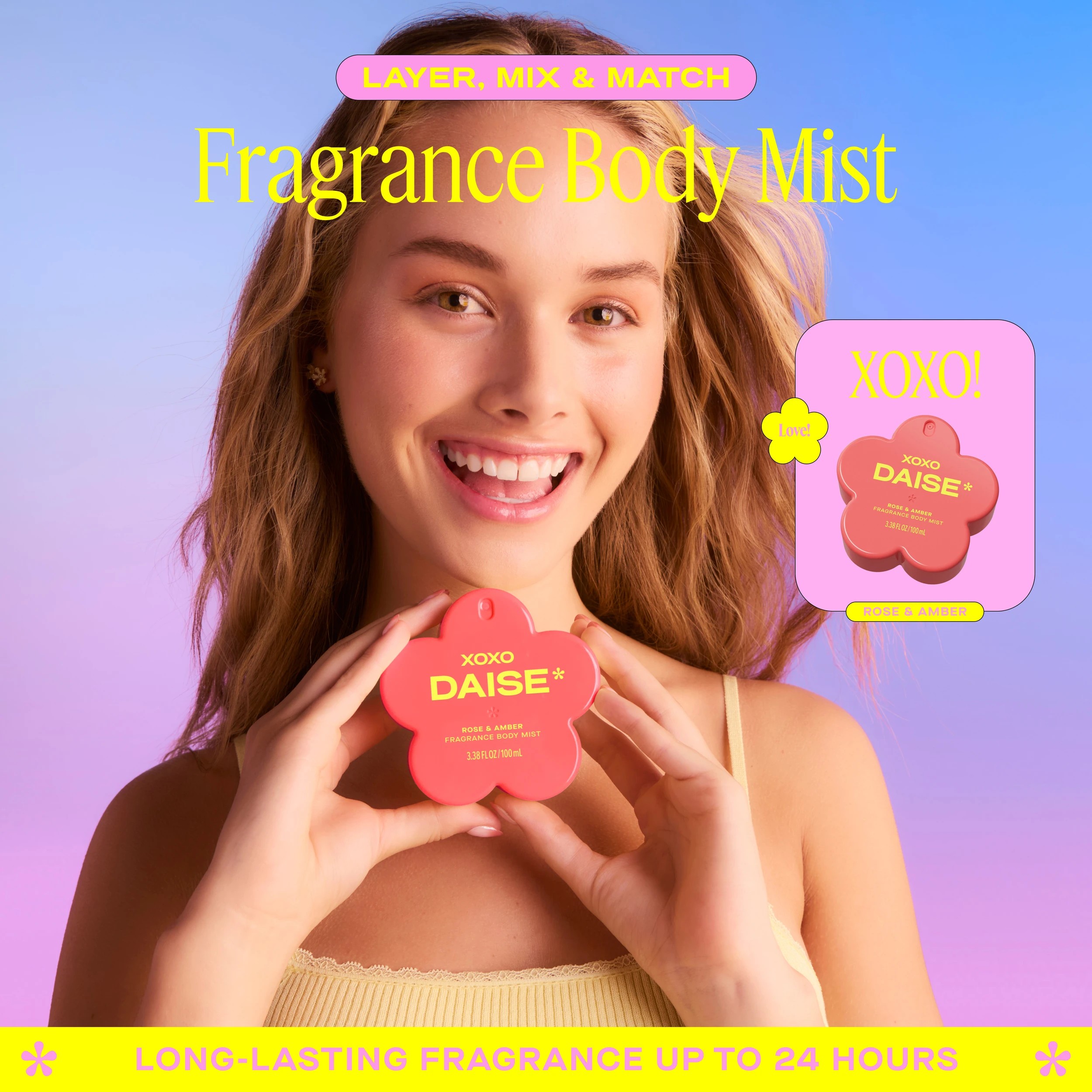 5 DAISE XOXO Fragrance Body Mist 100ml - Rose and Amber, 5 of 9