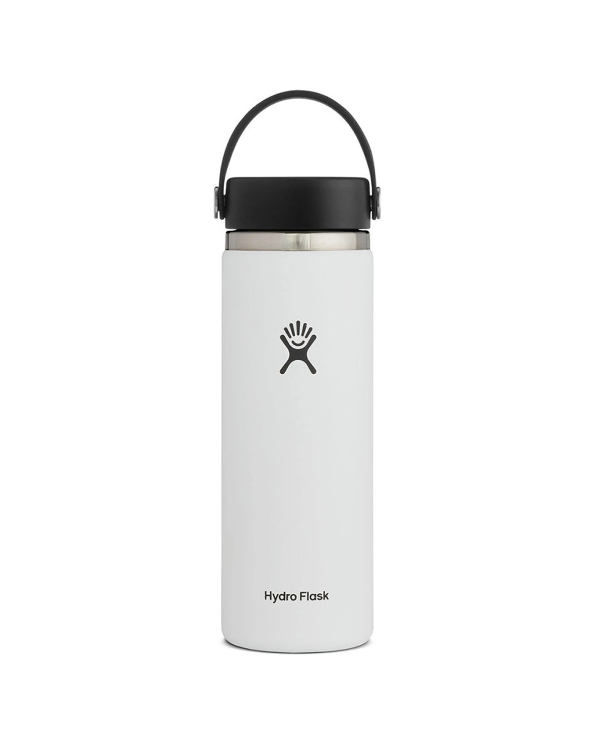 1 Hydro Flask Wide Flex Cap Water Bottle TempShield Insulated Leakproof 20oz - White, 1 of 1