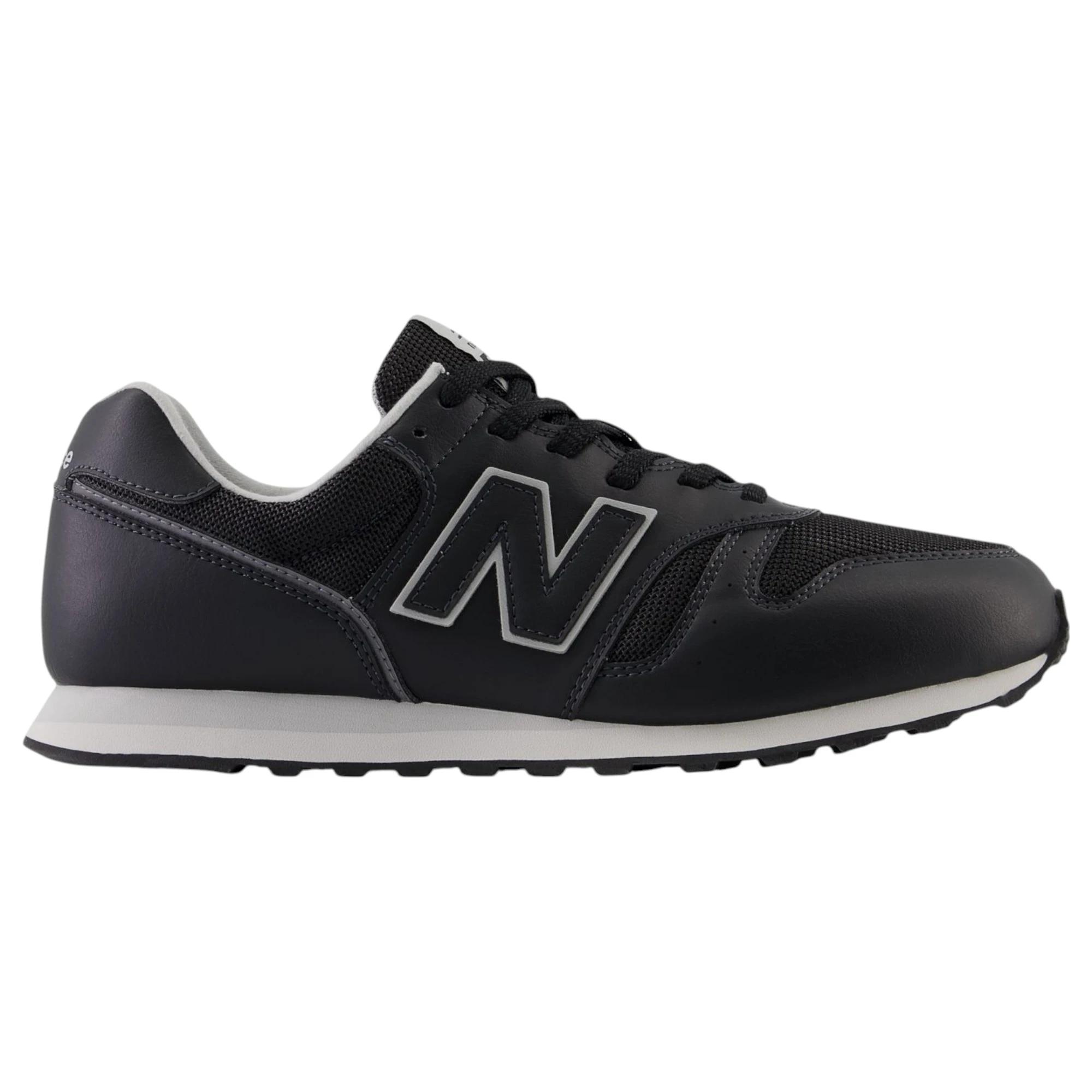 5 New Balance Men 373 Black/ White Athletic Shoes BLACK/WHITE, 5 of 5