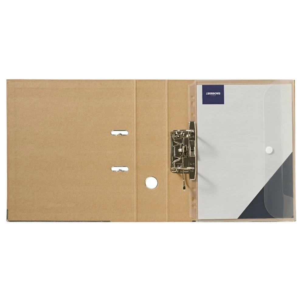 3 J.Burrows Binder Document Wallet A4 Clear, 3 of 3