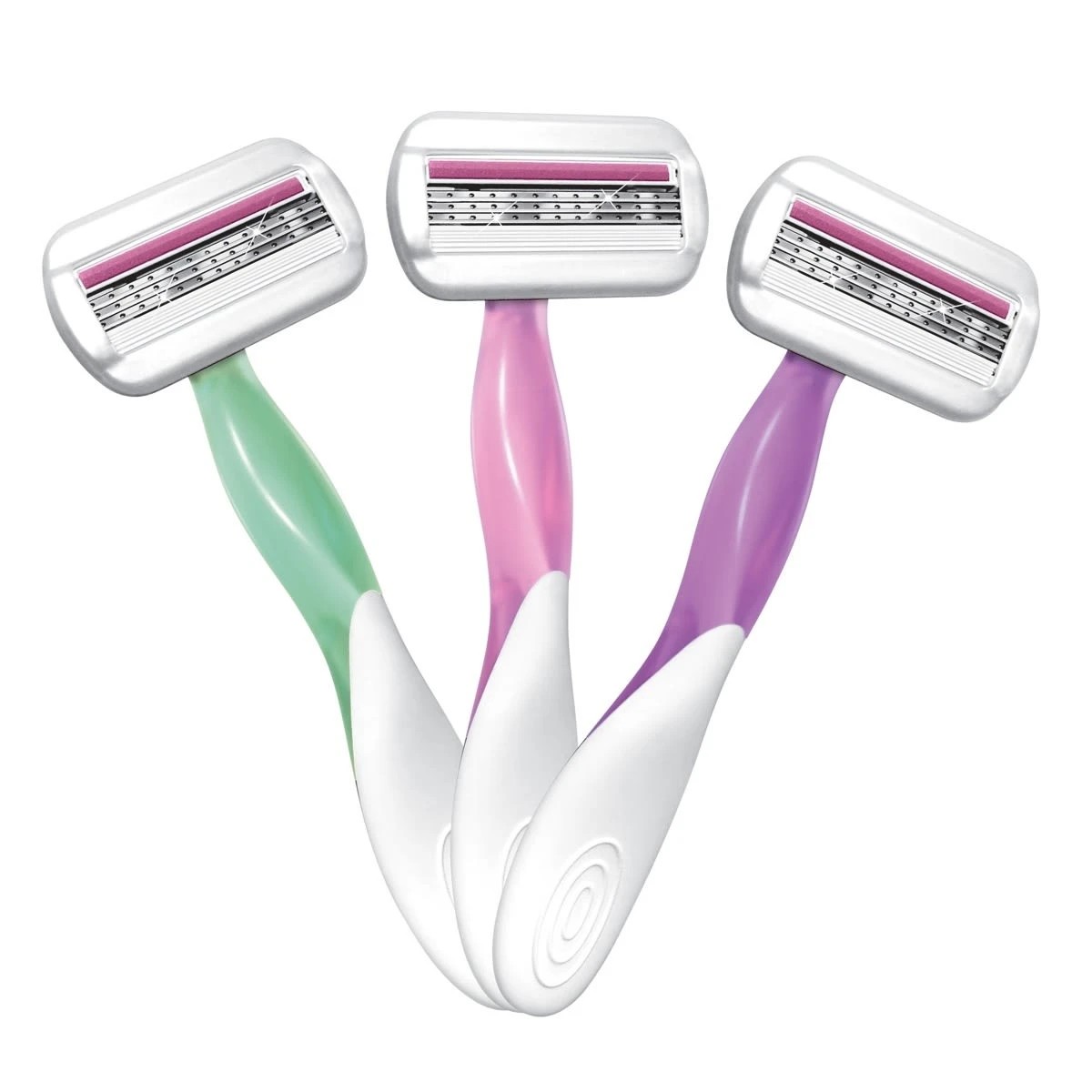 2 BIC 3 Pack Soleil Sensitive Womens Disposable Razors, 2 of 4