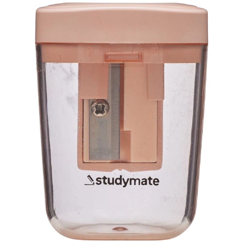 1 Studymate Barrel 1 Hole Sharpener Pink, 1 of 2