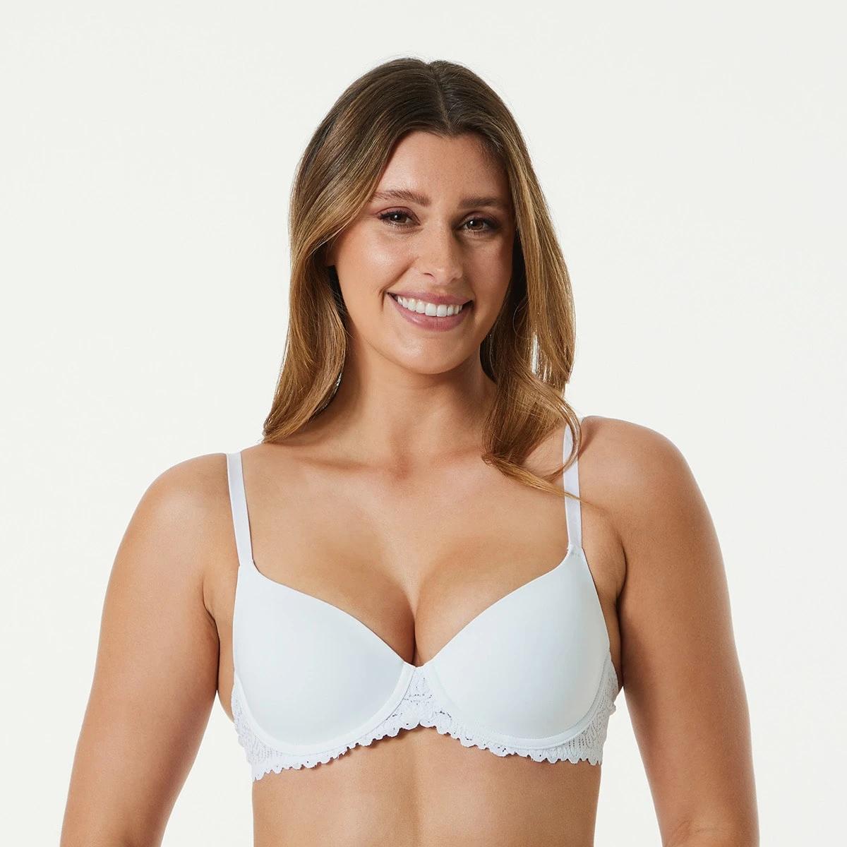 1 Lace Wing T-shirt Bra WHITE, 1 of 5