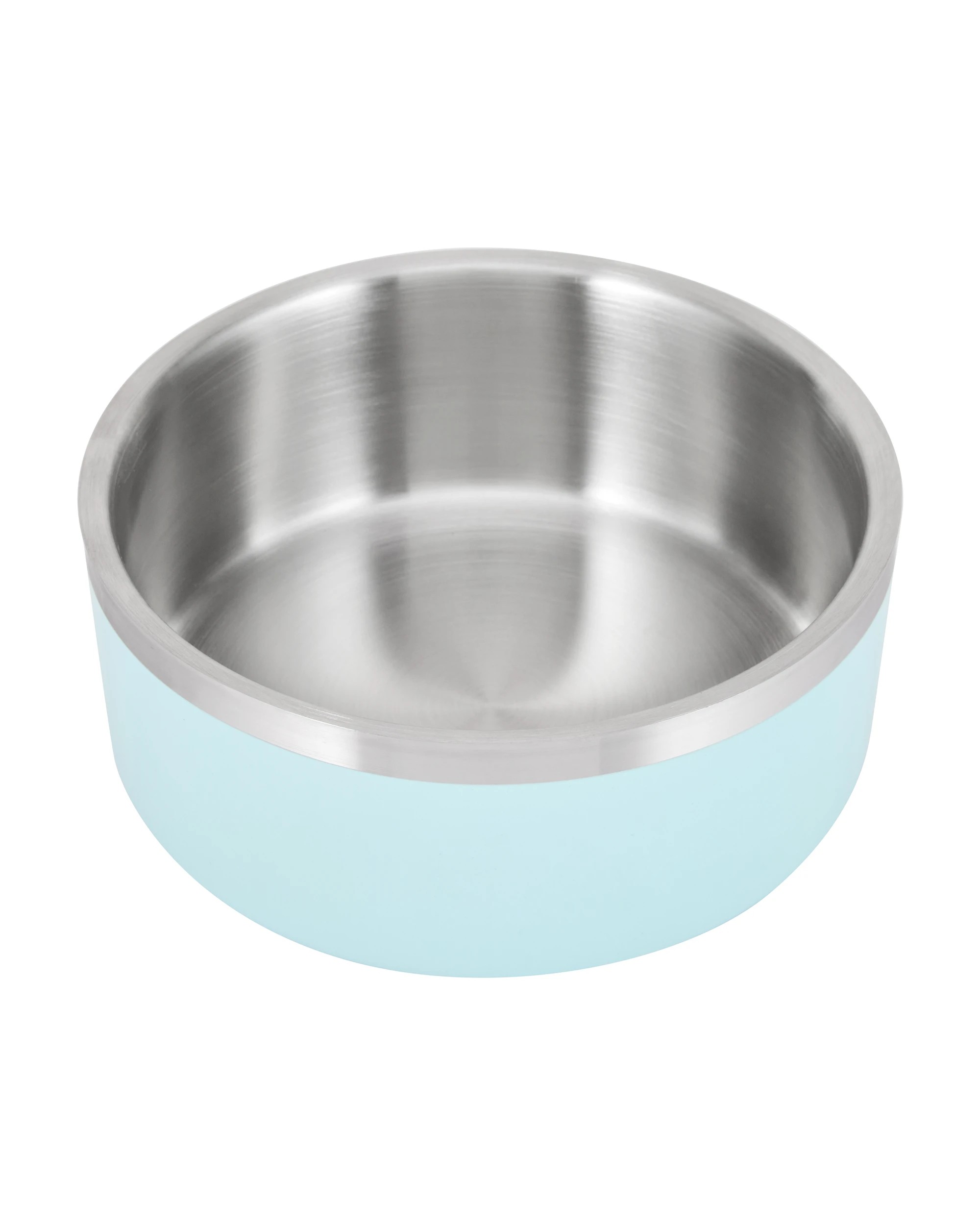 2 Double Wall Dog Bowl - Blue, Small, 2 of 5
