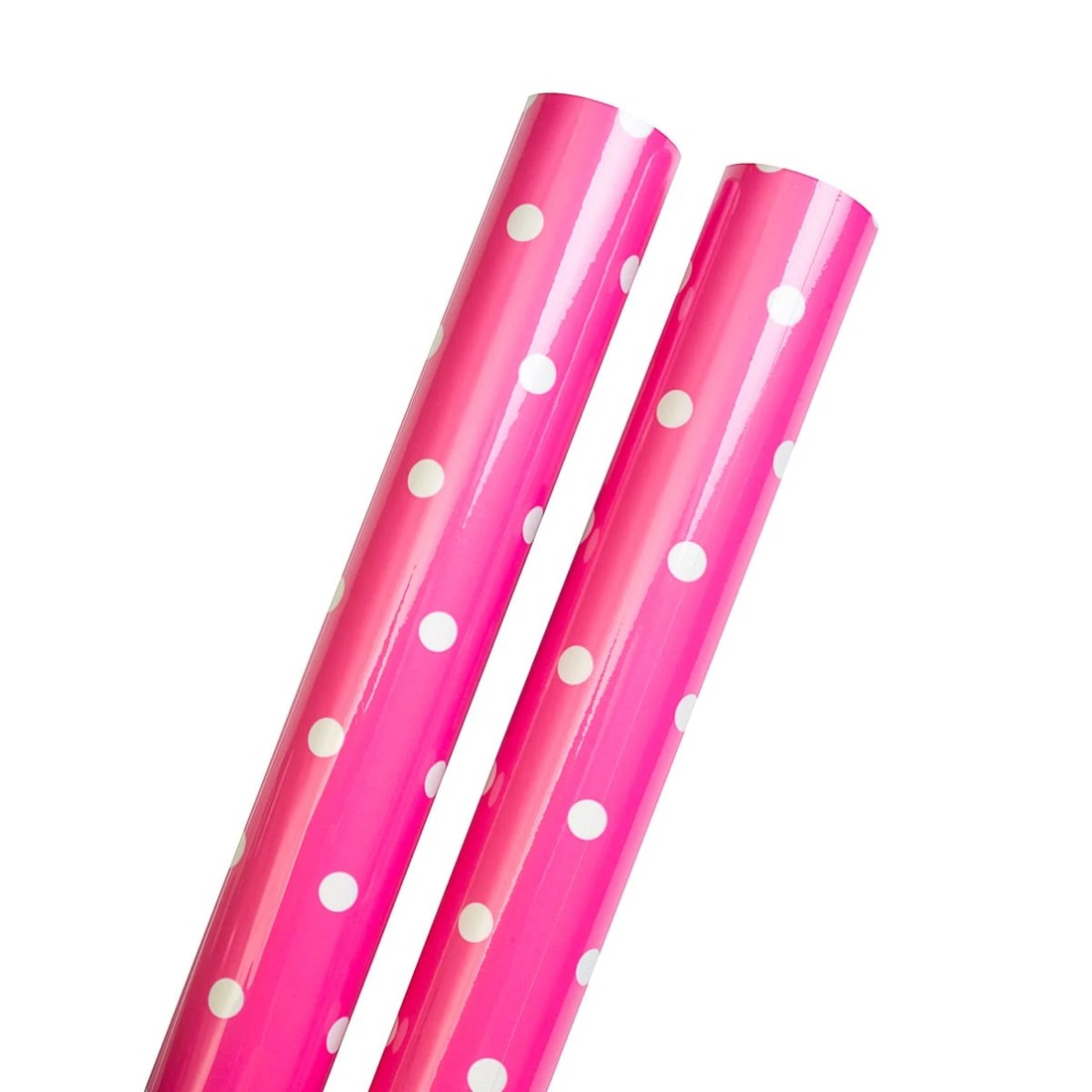 3 Hallmark Gift Wrap Roll - Pink Polka Dots, 3 of 3