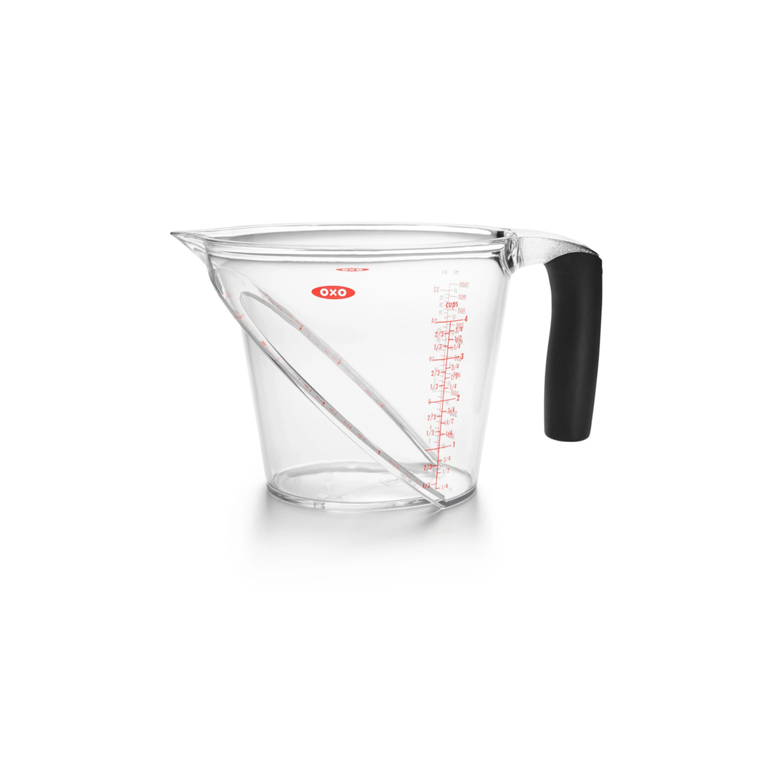 6 Oxo Patented Angled Surface Durable Good Grips Measure Cup 4 Cup 1 Litre
 - Plain, 6 of 8