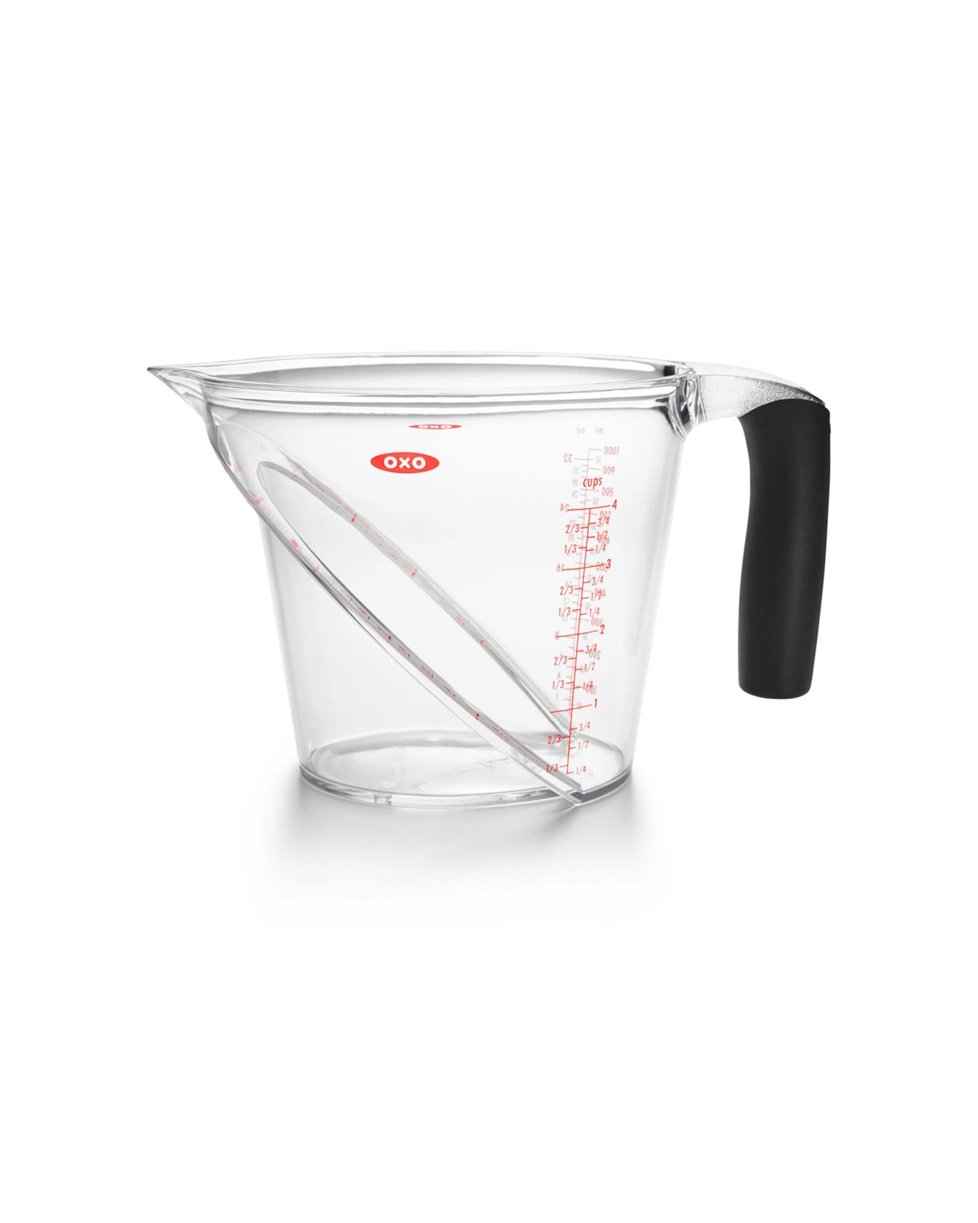 6 OXO Good Grips Angled Measuring Cup 4 Cups / 1 Litre Model 48289 - Plain, 6 of 8