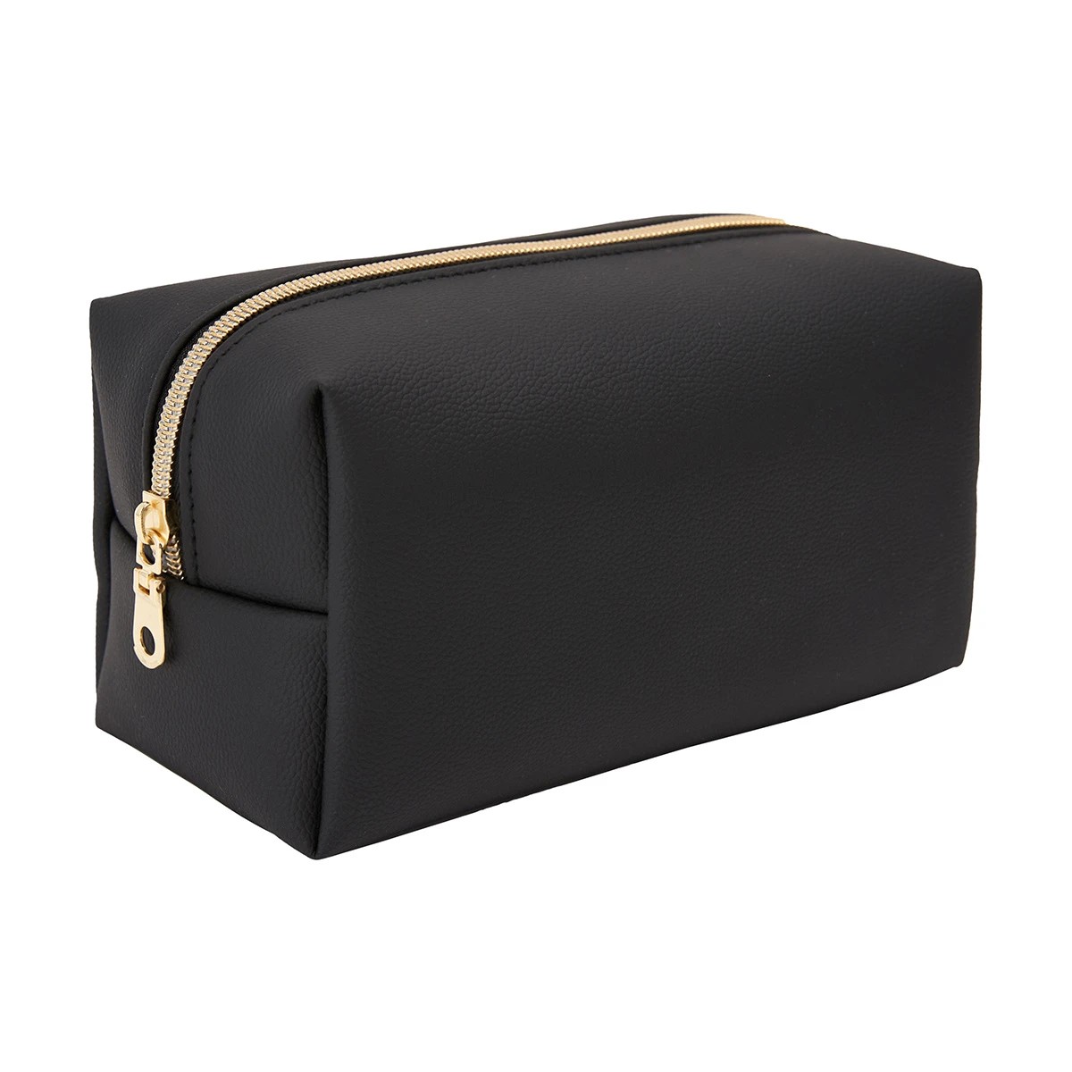 1 Box Cosmetic Bag - Black, 1 of 8