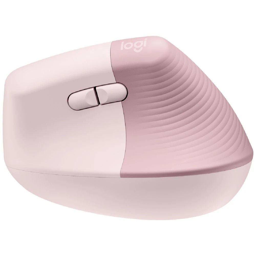 4 Logitech Lift Vertical Ergonomic Mouse Rose, 4 of 9