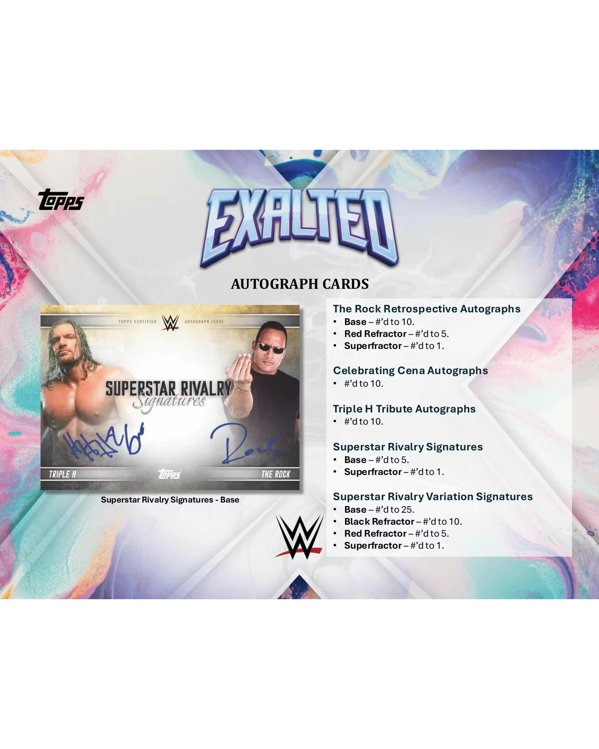 7 Topps 2025 WWE Wrestling Exalted Hobby Box, 7 of 10
