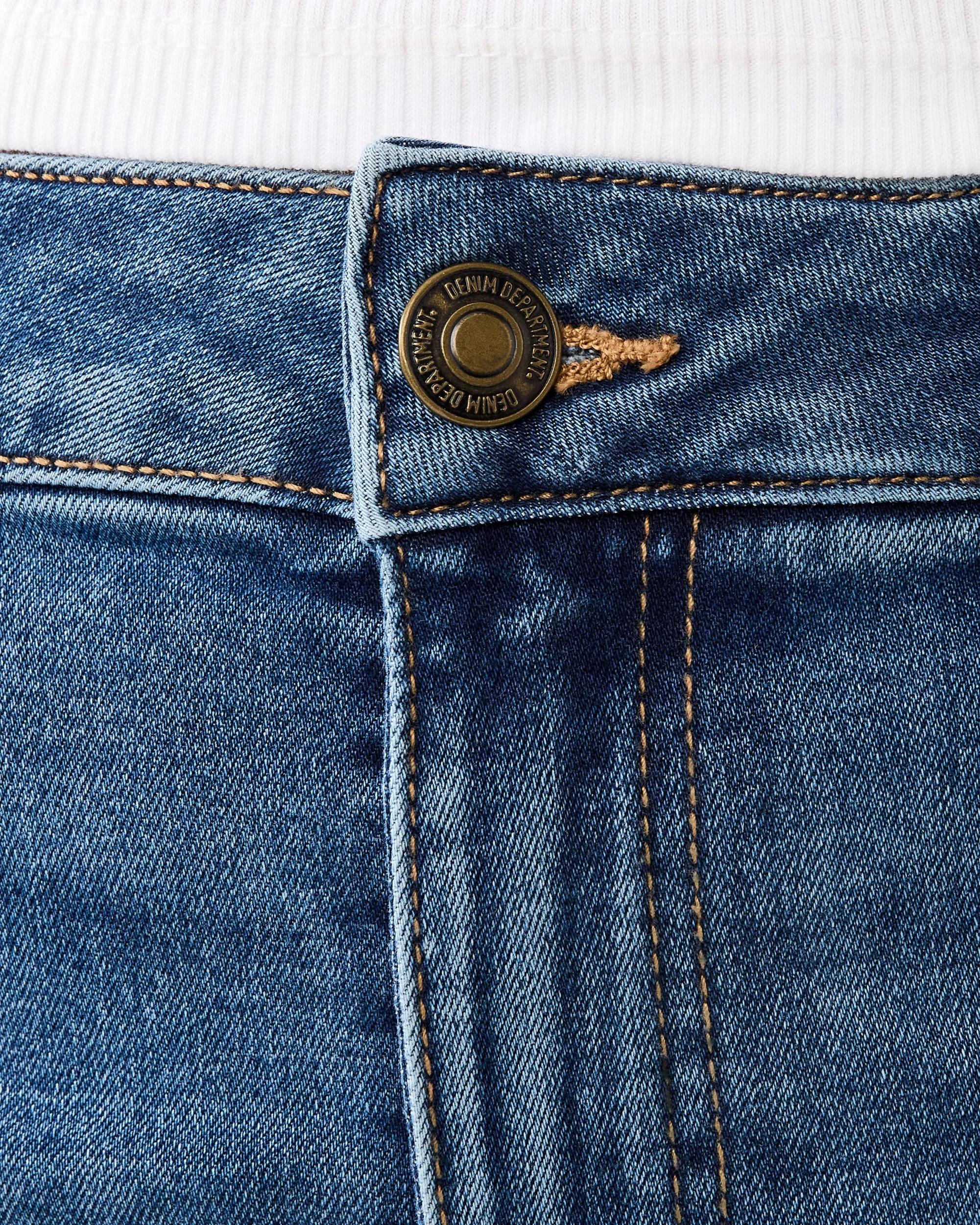 5 High Rise Skinny Jeans Mid Wash, 5 of 6