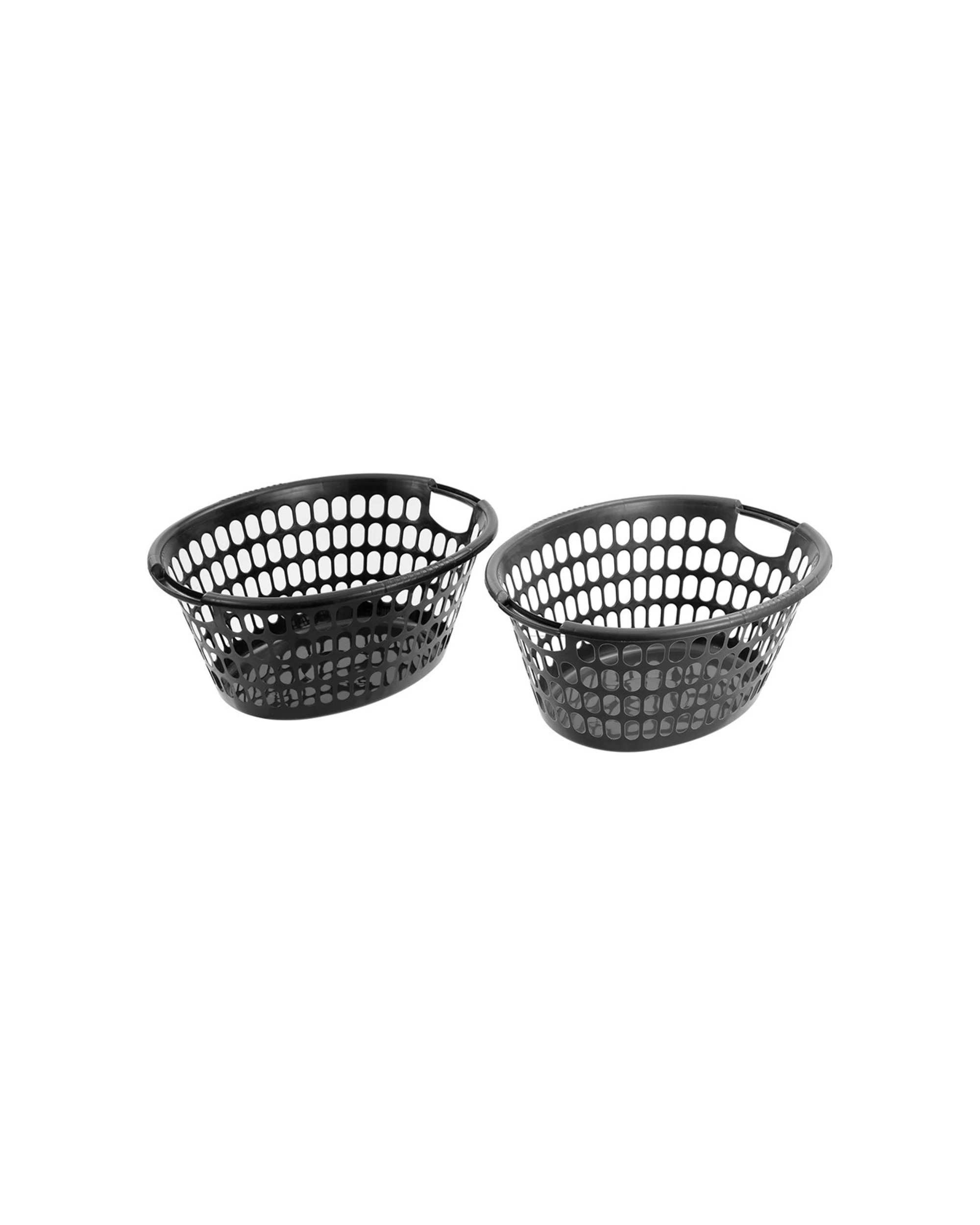 5 Boxsweden Eco Essentials Oval Laundry Basket 58x46cm - Multi, 5 of 5