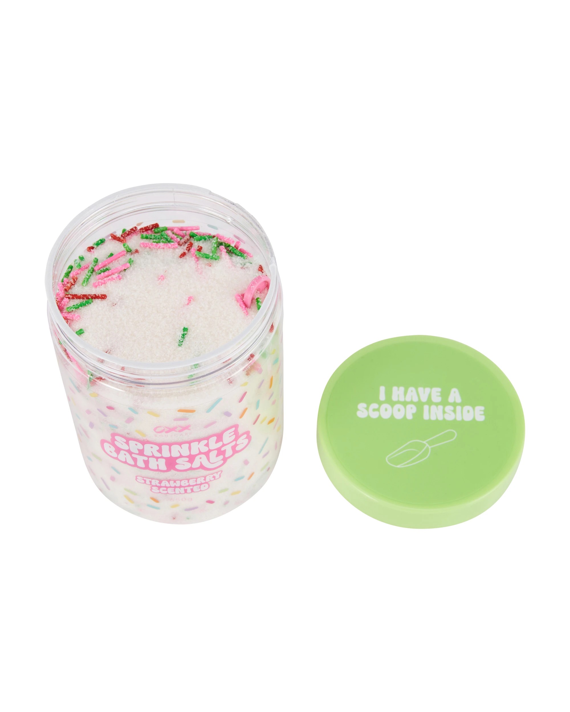 2 OXX Bodycare Sprinkle Bath Salts 650g - Strawberry Scented, 2 of 4