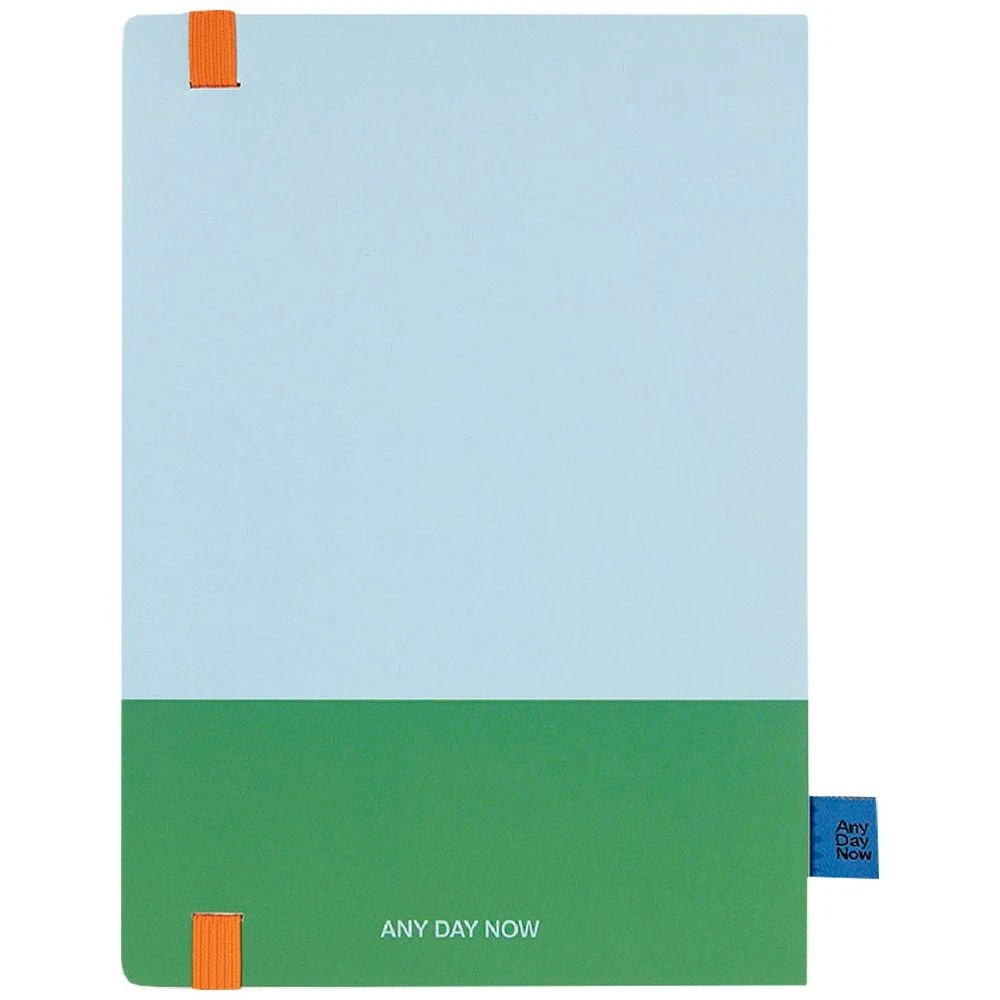 4 Any Day Now Bound Brights A5 Ruled Notebook Blue and Green, 4 of 5