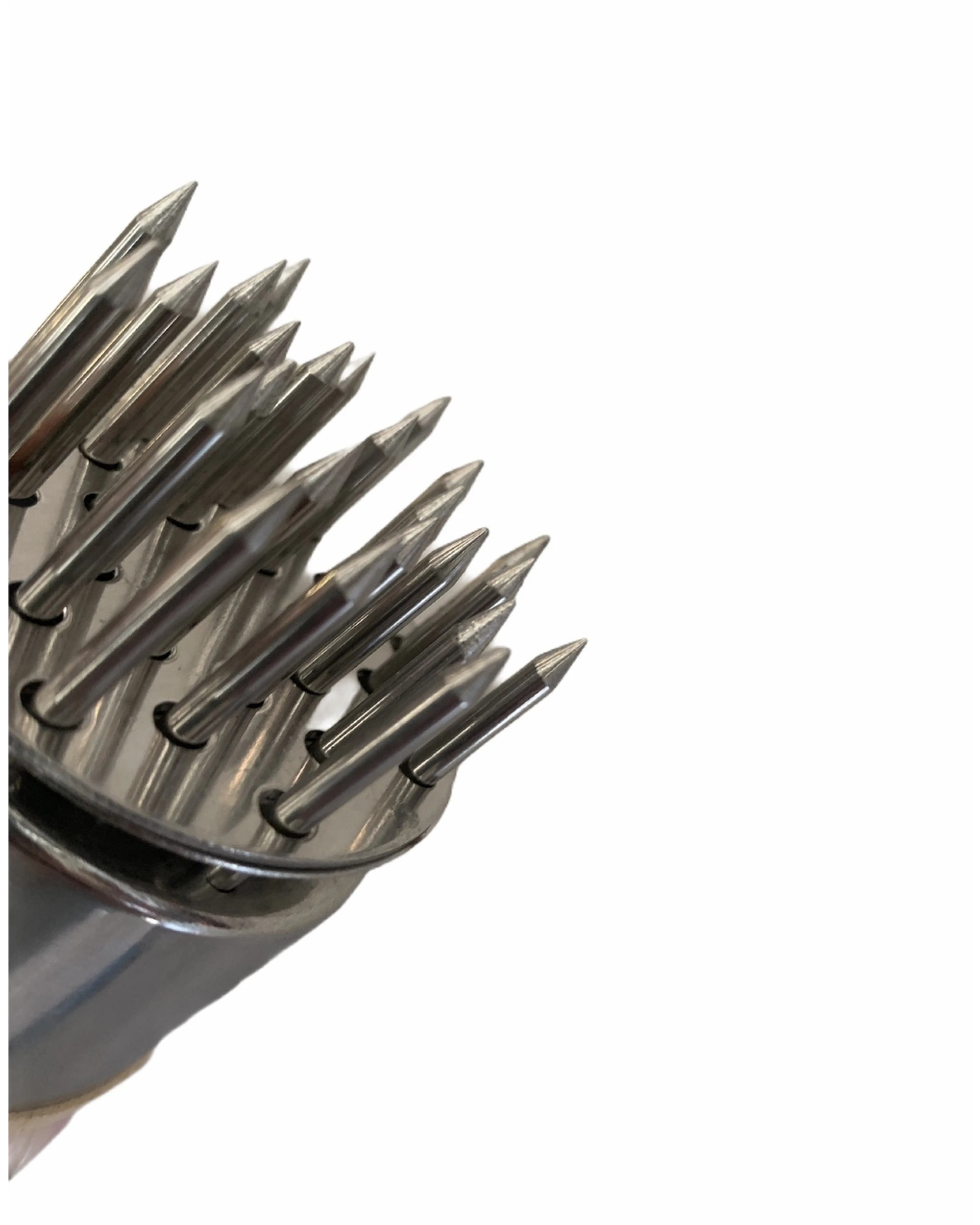 4 BR Home Wooden Handle Meat Tenderiser Stainless Steel Needle Hole Puncher Kitchen Tenderizer, 4 of 6