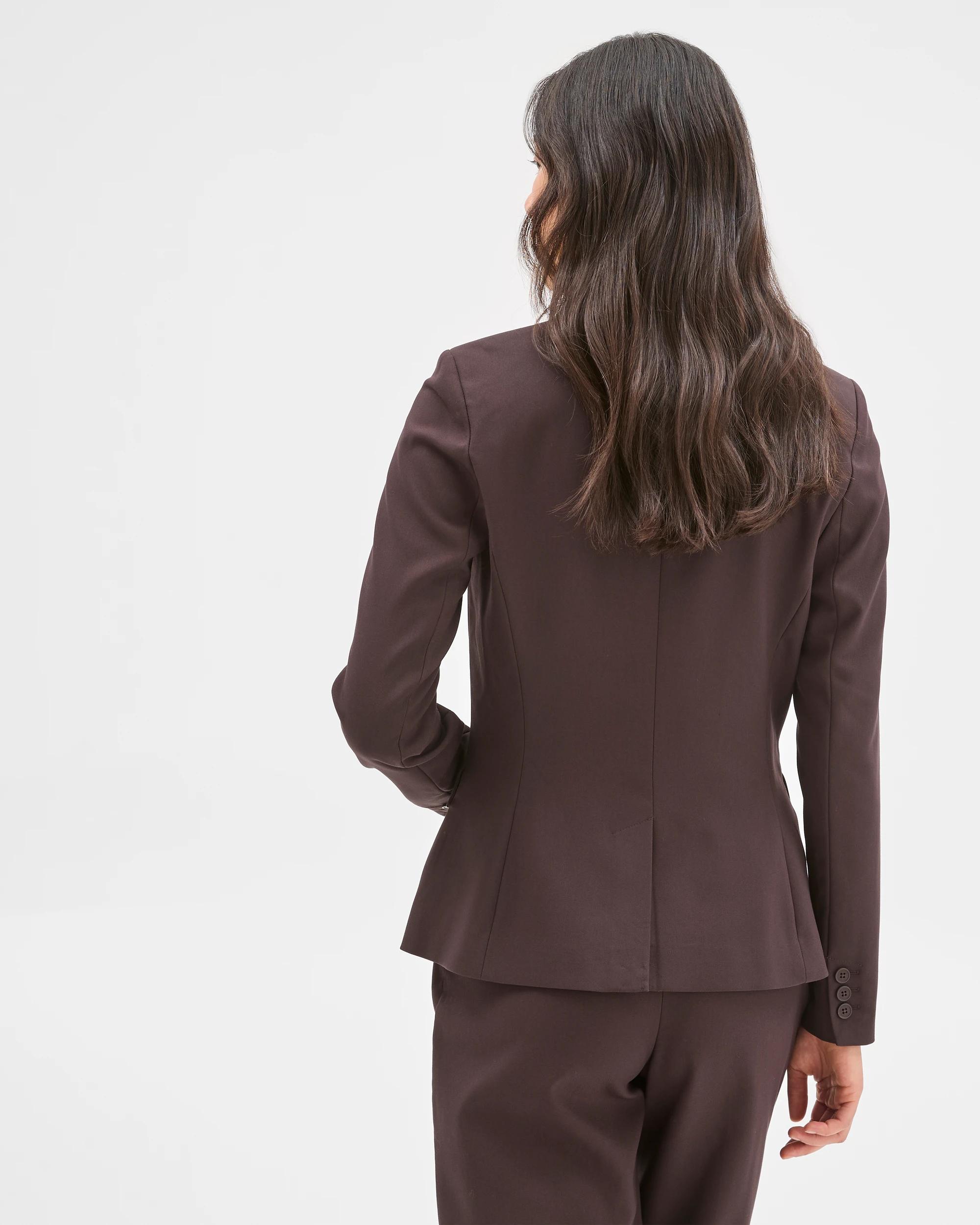 7 Preview Classic Single Breasted Blazer COFFEE BEAN, 7 of 7