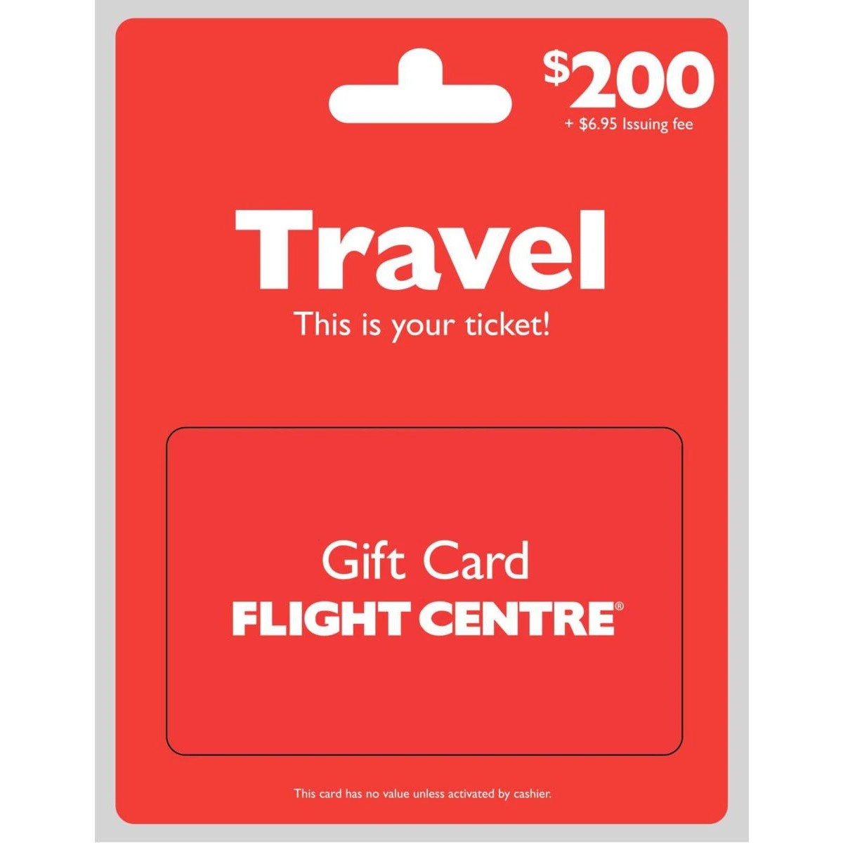 1 Travel Flight Centre $200 Gift Card