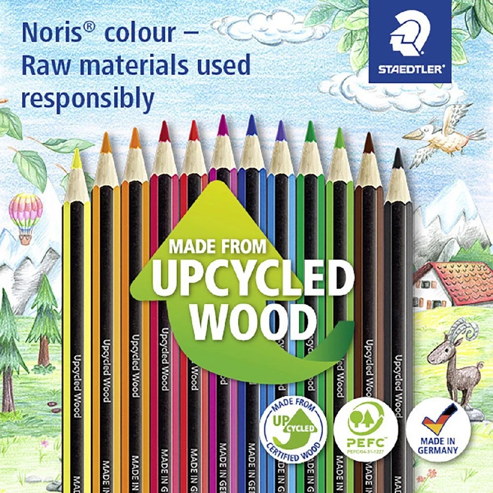 7 Staedtler Noris Coloured Pencils 108 Pack, 7 of 7
