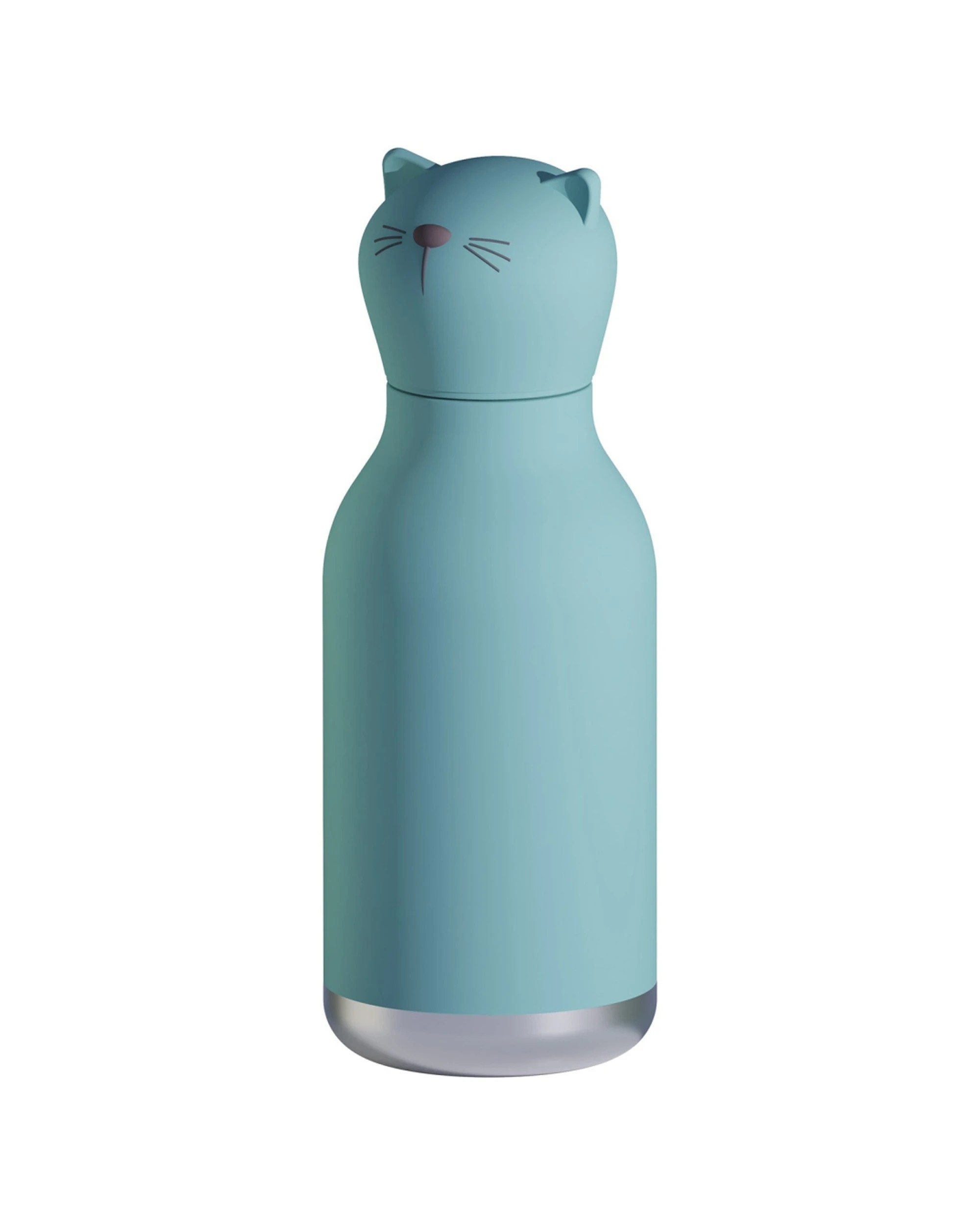 3 Asobu Bestie Bottle Cat Double Wall Stainless Insulated Bottle 460ml - Blue, 3 of 3