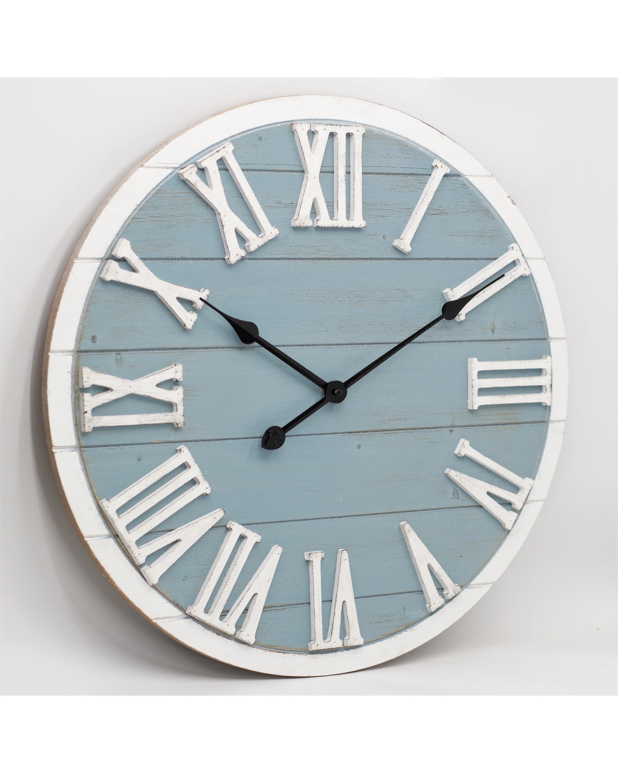 2 Toki Belle Silent Wall Clock - 60cm - White, 2 of 3