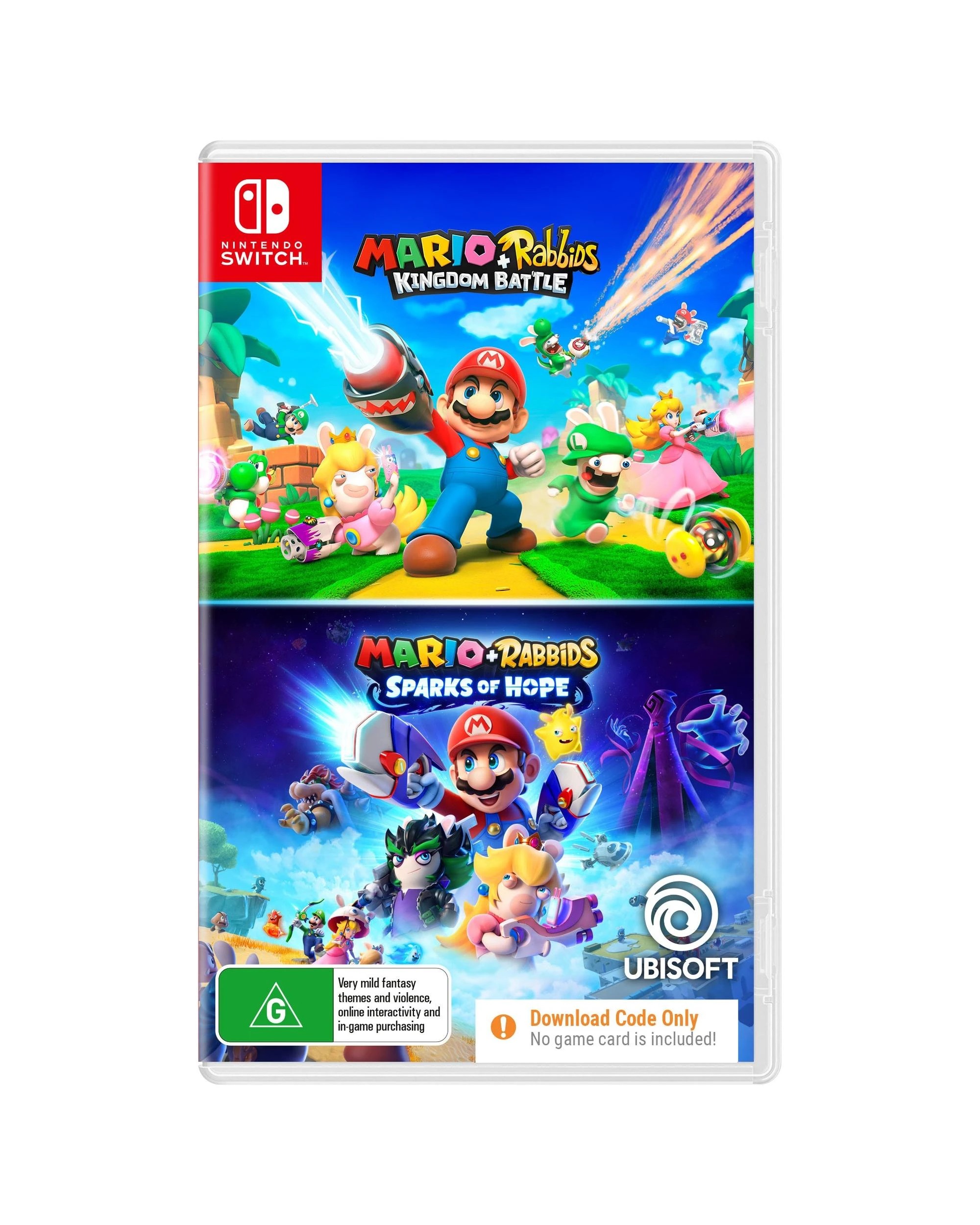 1 Mario + Rabbids Kingdom Battle / Mario + Rabbids Sparks of Hope - Switch - Download Code, 1 of 10