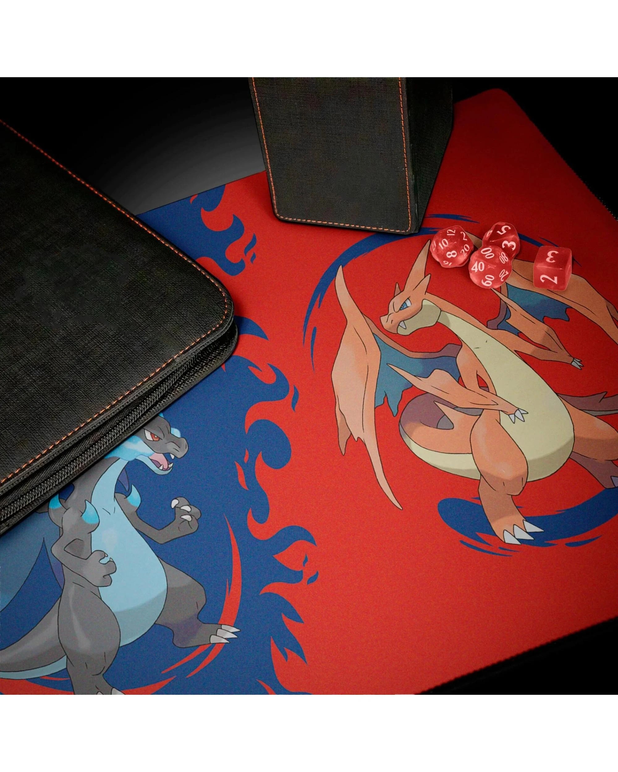 4 Ultra Pro Pokemon Mega Charizard Y and Mega Charizard Y Playmat - Multi, 4 of 4