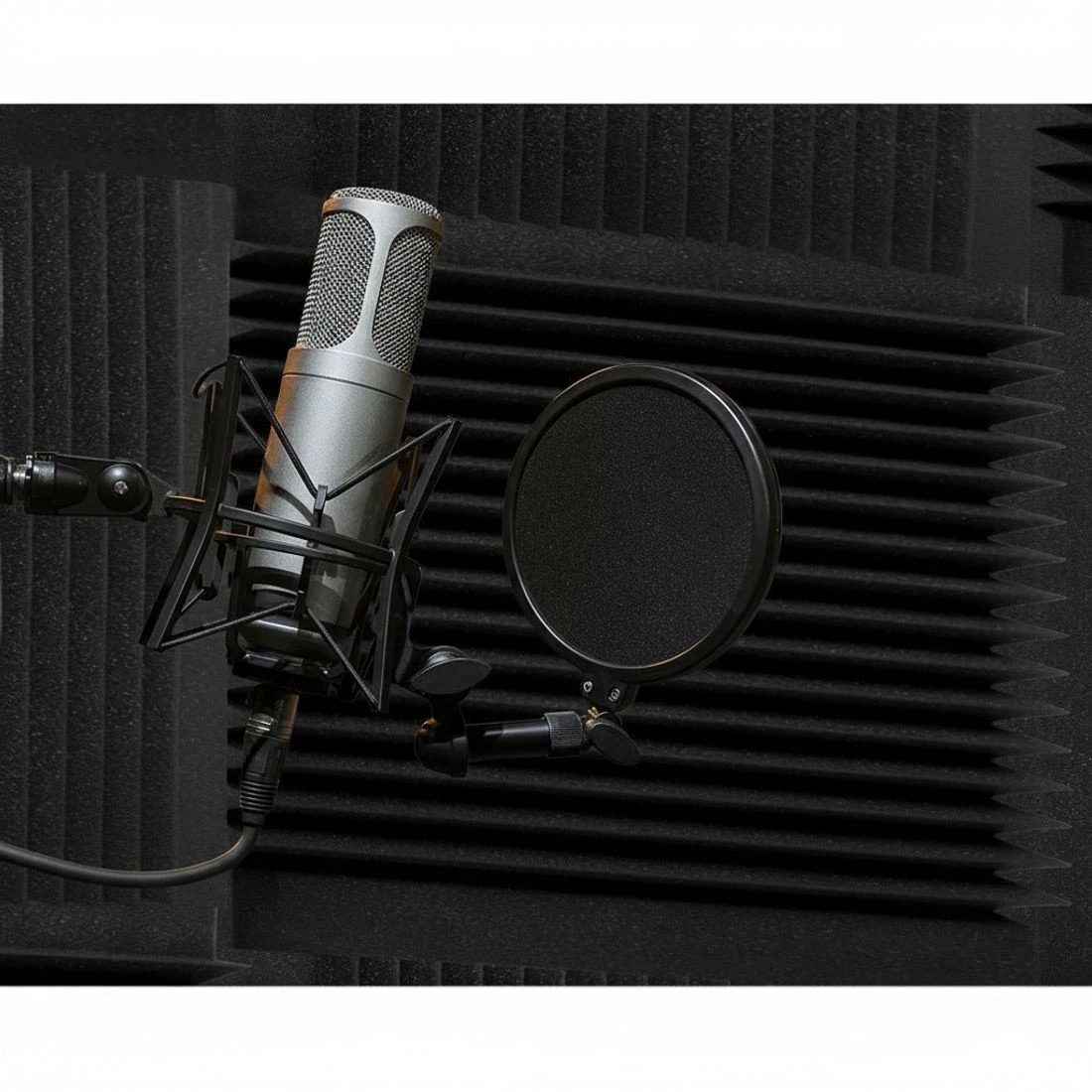 5 Alpha Acoustic Foam 20pcs 30x30x5cm Sound Absorption Proofing Panel Studio Wedge - Black, 5 of 6