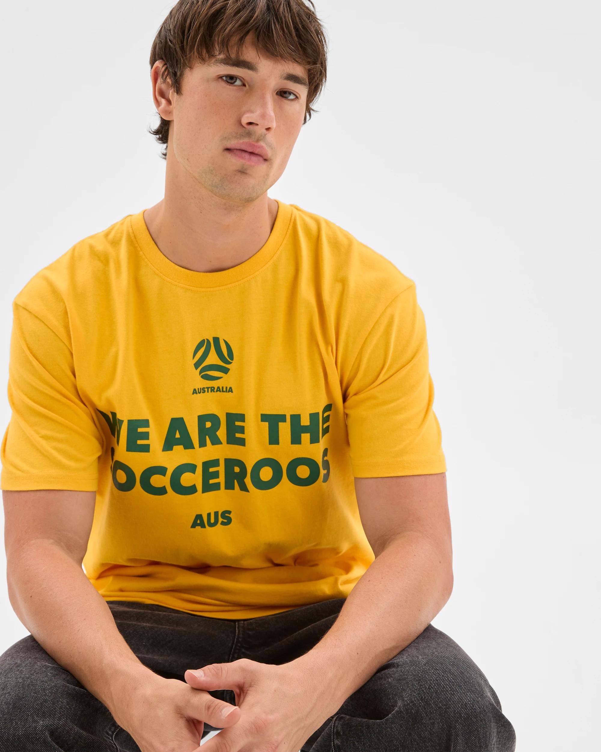 4 Socceroos Short Sleeve T-Shirt GOLD, 4 of 6