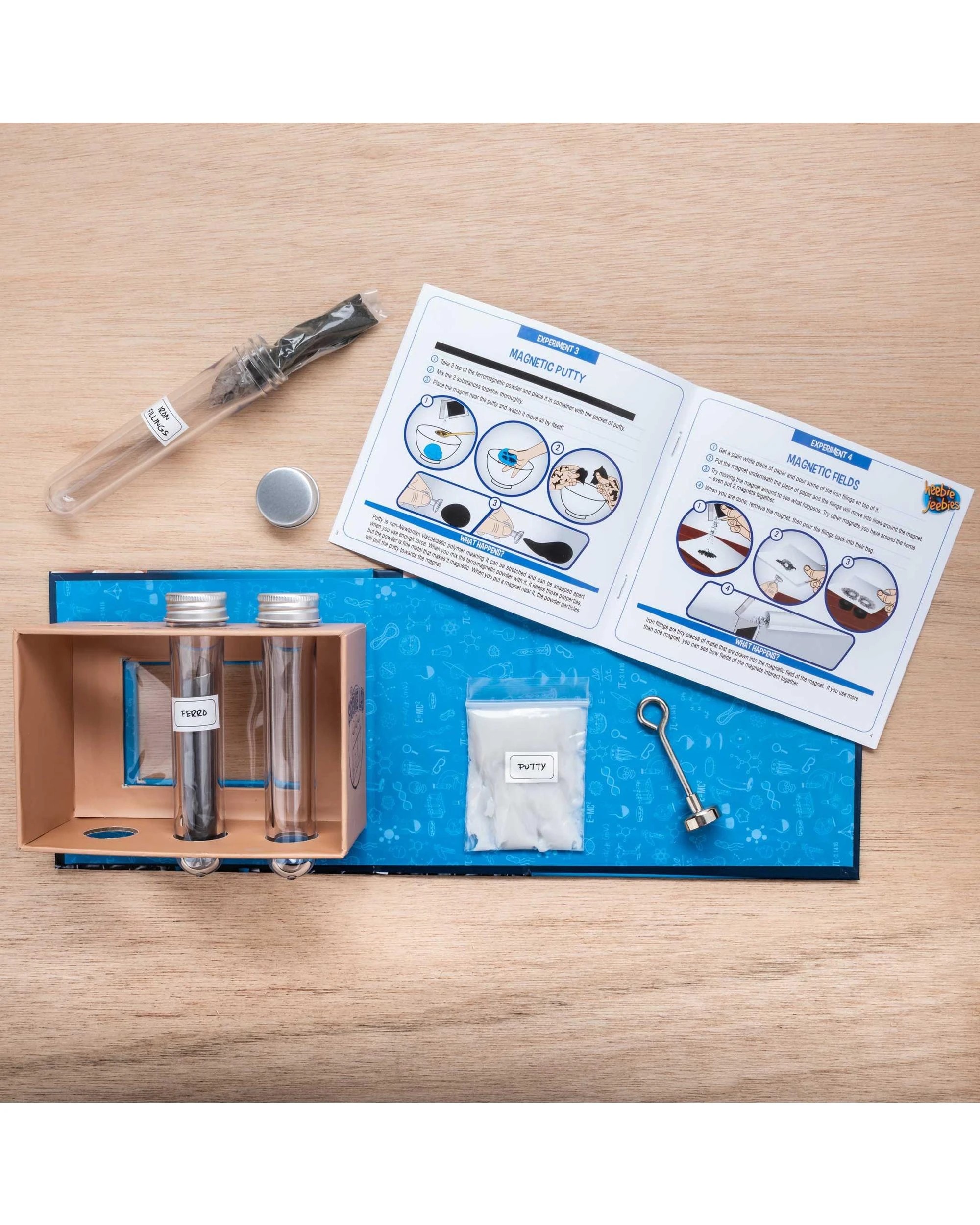 3 Heebie Jeebies Ferrofluid Lab Magnetic Chemistry Science Kit, 3 of 7