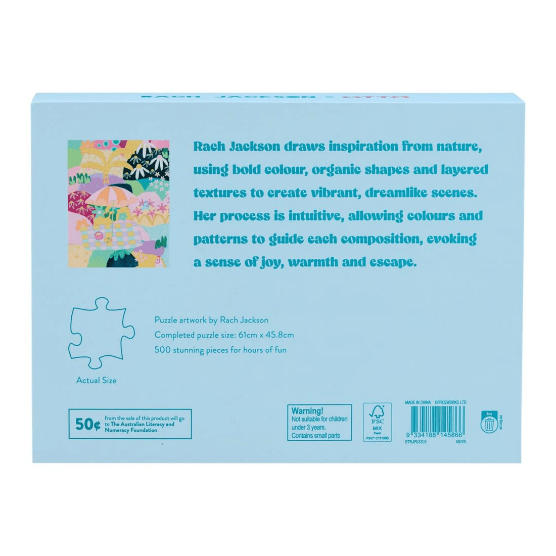 6 Otto Rach Jackson 500 Piece Puzzle, 6 of 6