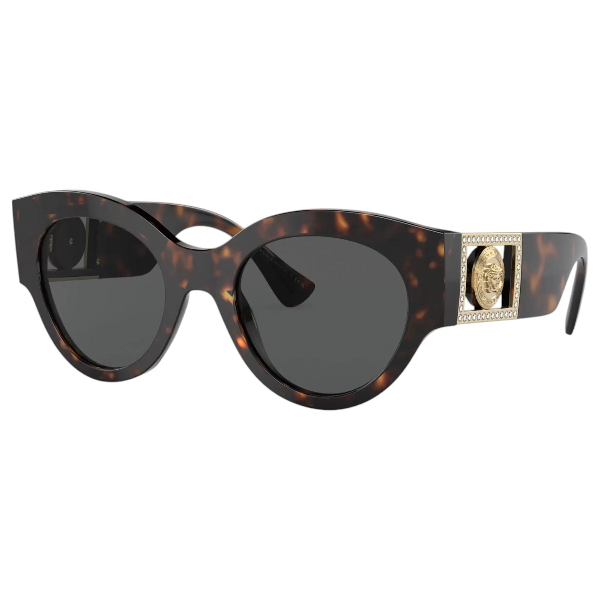 1 Versace Womens Sunglasses VE4438B Dark Havana Dark Grey Sunnies MULTI, 1 of 5