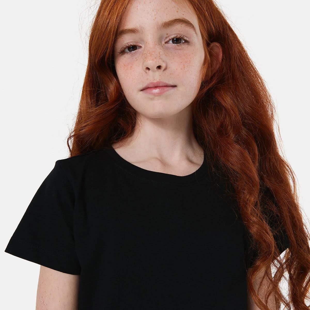 3 Short Sleeve Plain T-shirt Black, 3 of 7
