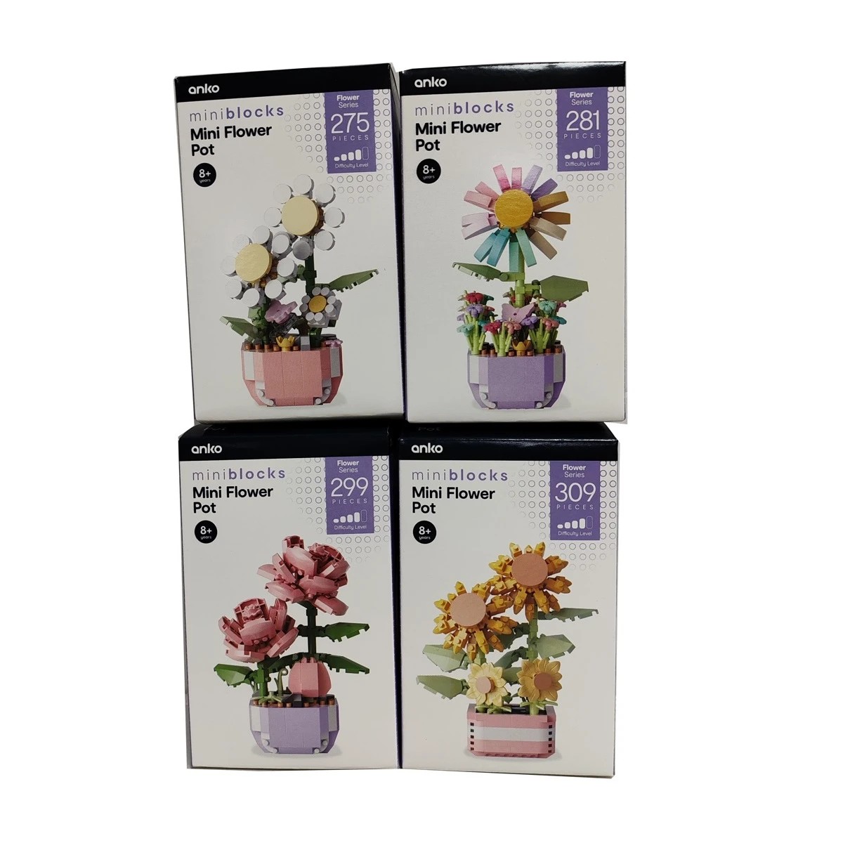 1 Mini Blocks Flower Series: Mini Flower Pot Playset - Assorted, 1 of 10