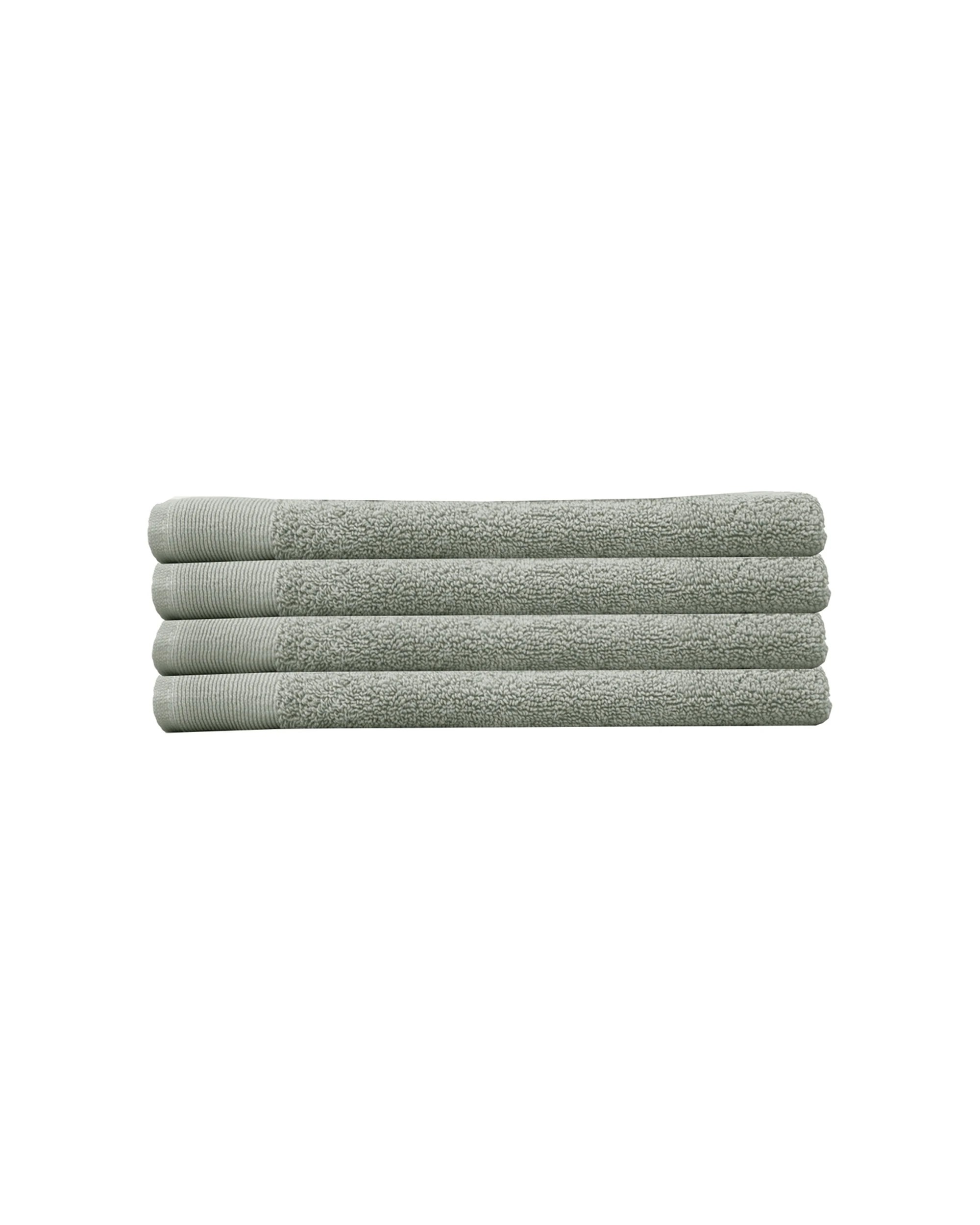 1 BAMBURY Elvire Hand Towel 4 Pack Cotton Super Soft 600gsm, 1 of 1