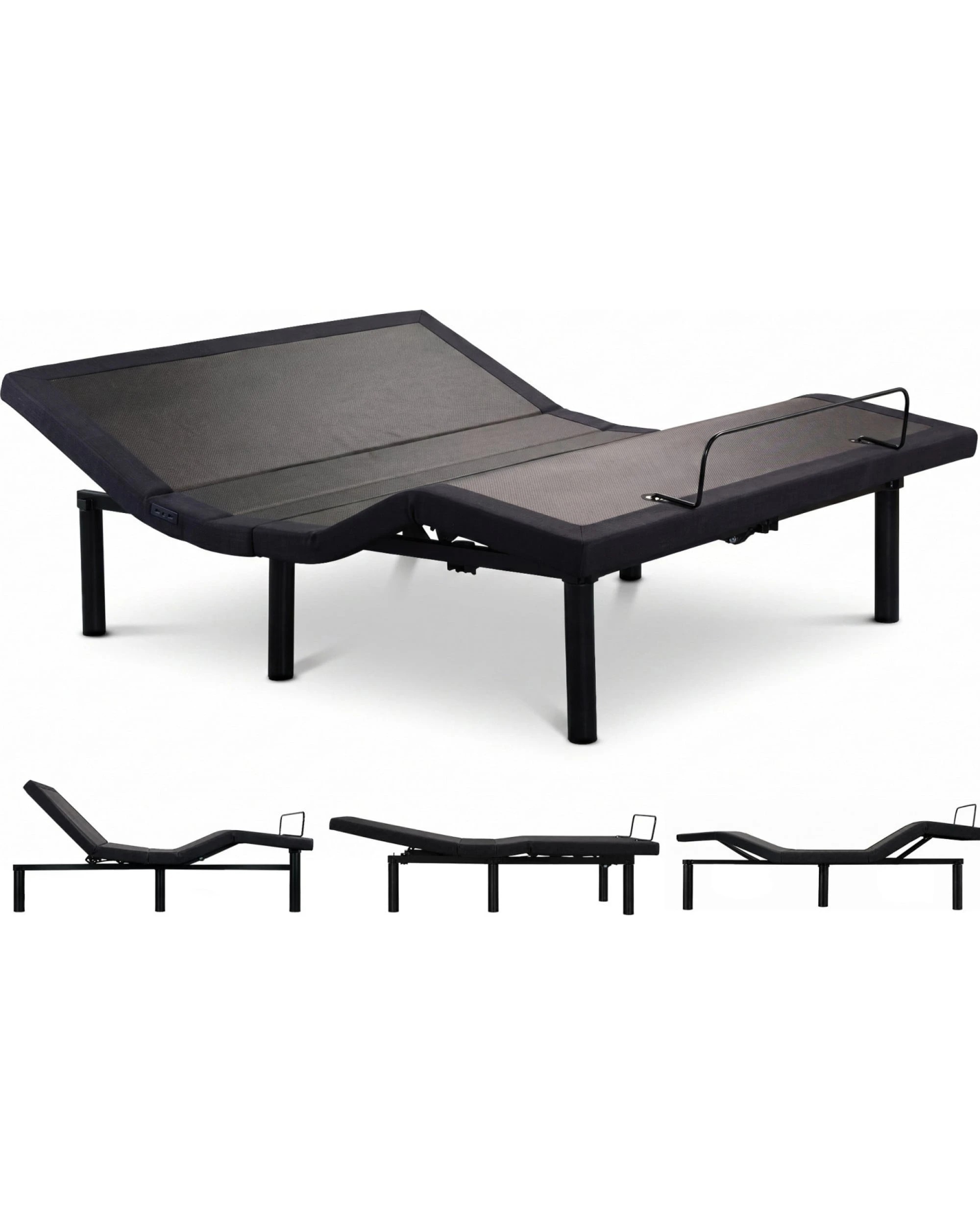 Therapedic Versa Adjustable Bed Frame Base with Wireless Remote and ...