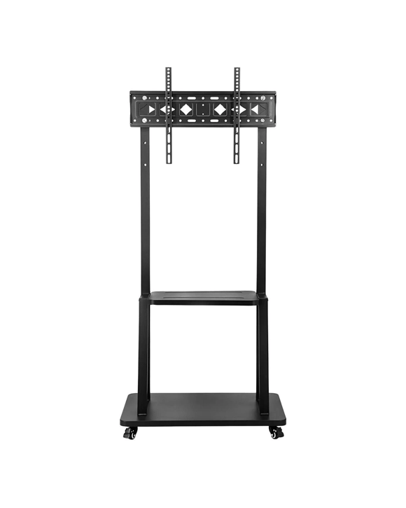 Ausway Mobile TV Screen Monitor Stand Mount Bracket Floor Trolley 32-75 Inch