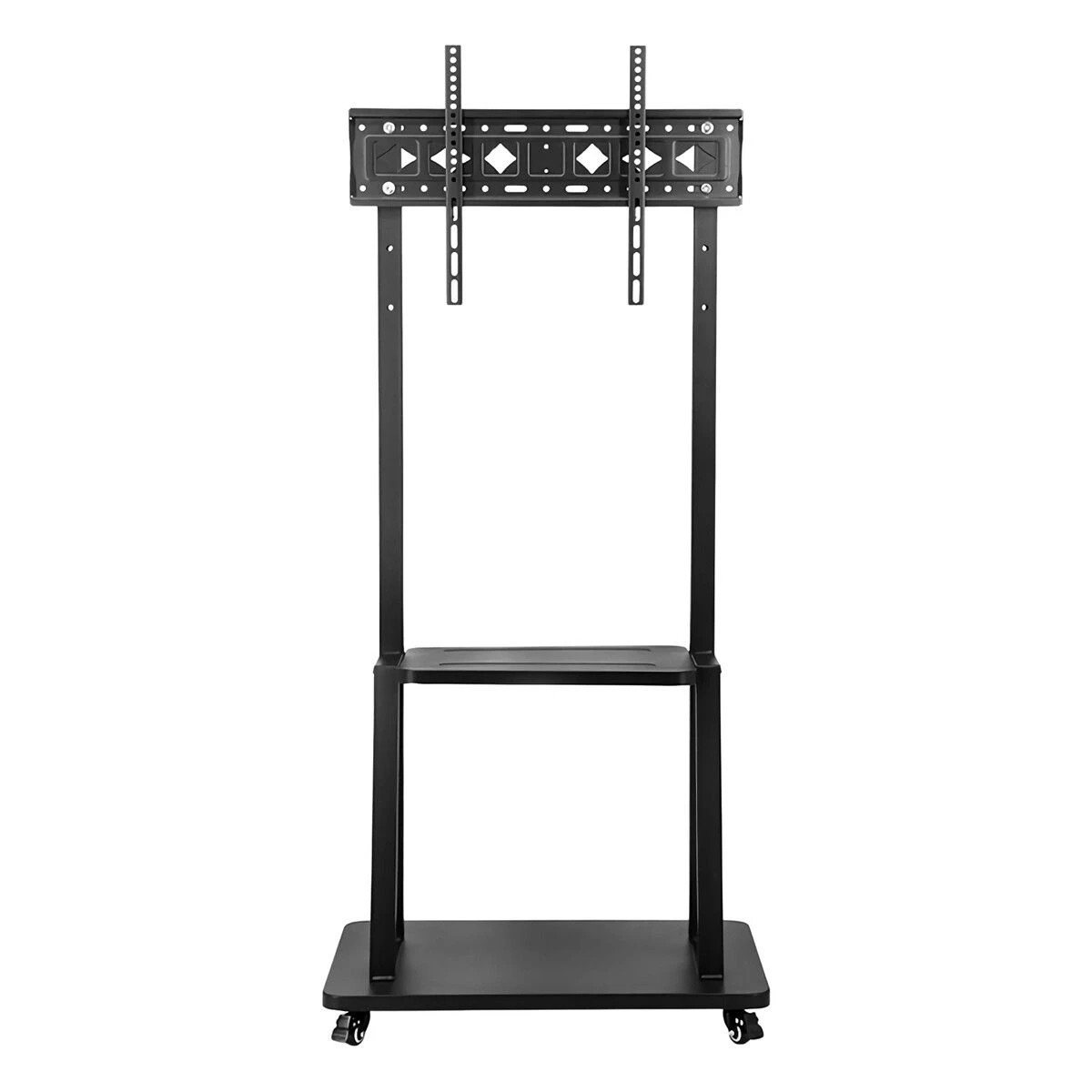1 Ausway Mobile TV Screen Monitor Stand Mount Bracket Floor Trolley 32-75 Inch, 1 of 3