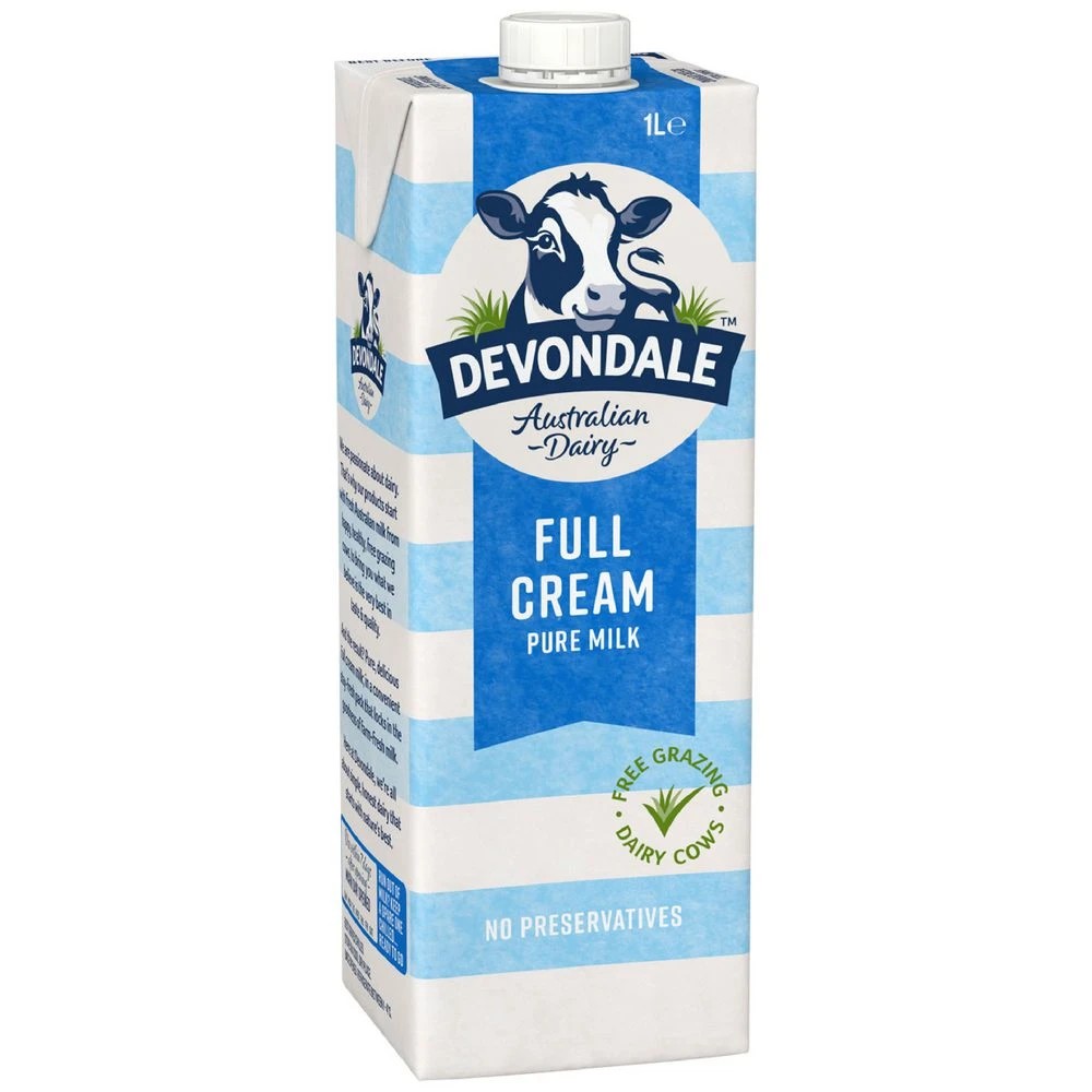 1 Devondale Full Cream UHT Milk 1L, 1 of 5