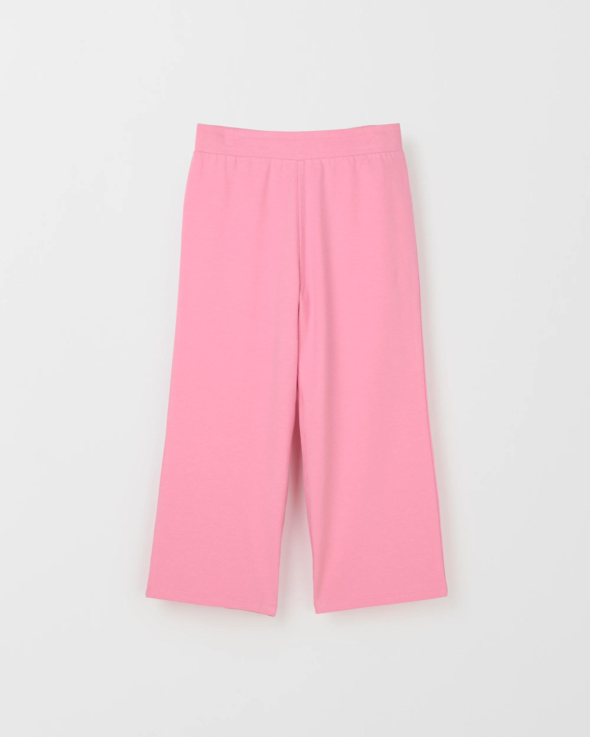 1 Target Kids Australian Cotton Soft Wide Leg Pants PINK, 1 of 2