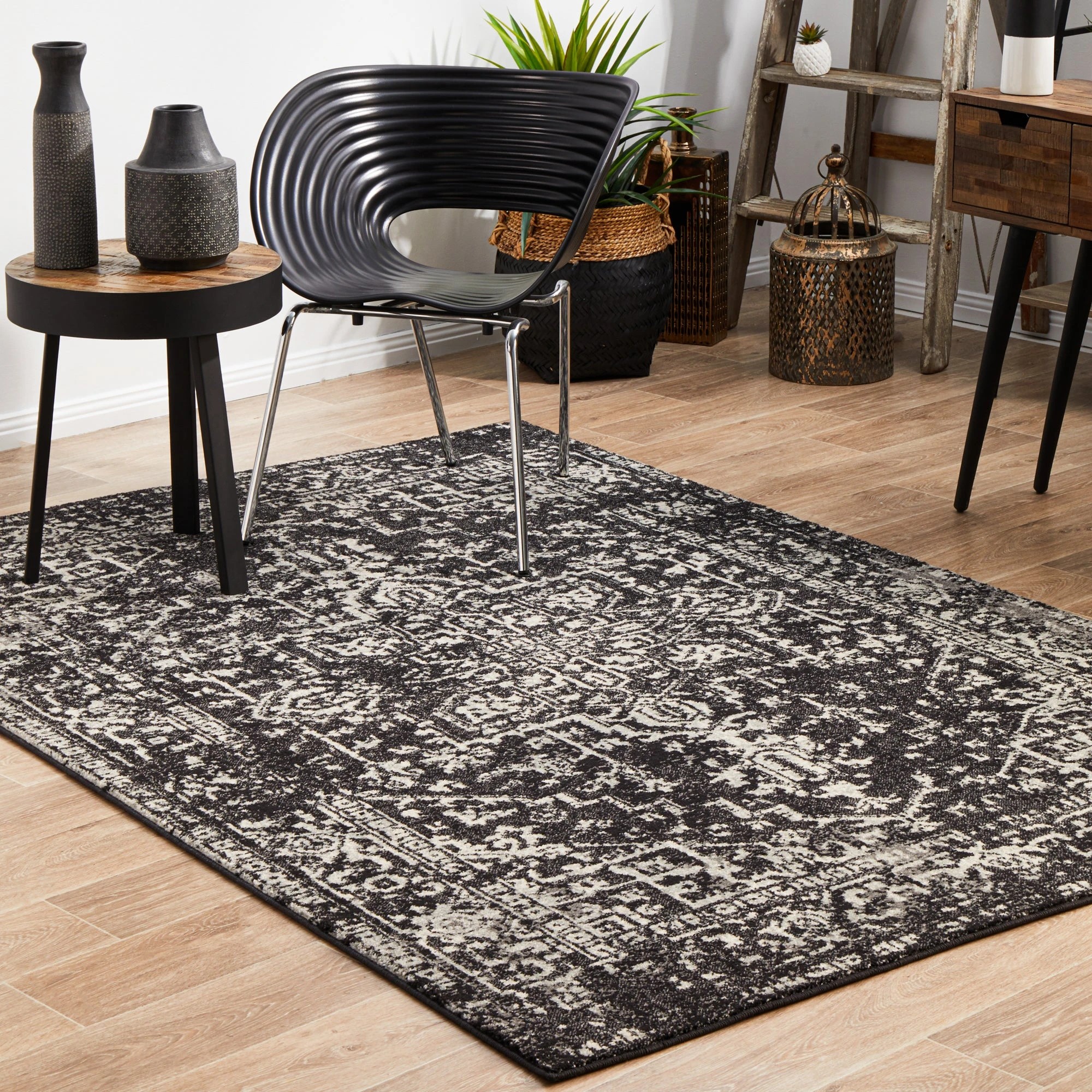 2 Common Ground Rugs Encore 253 330x240cm - Extra Large Floor Rug - Charcoal, 2 of 9